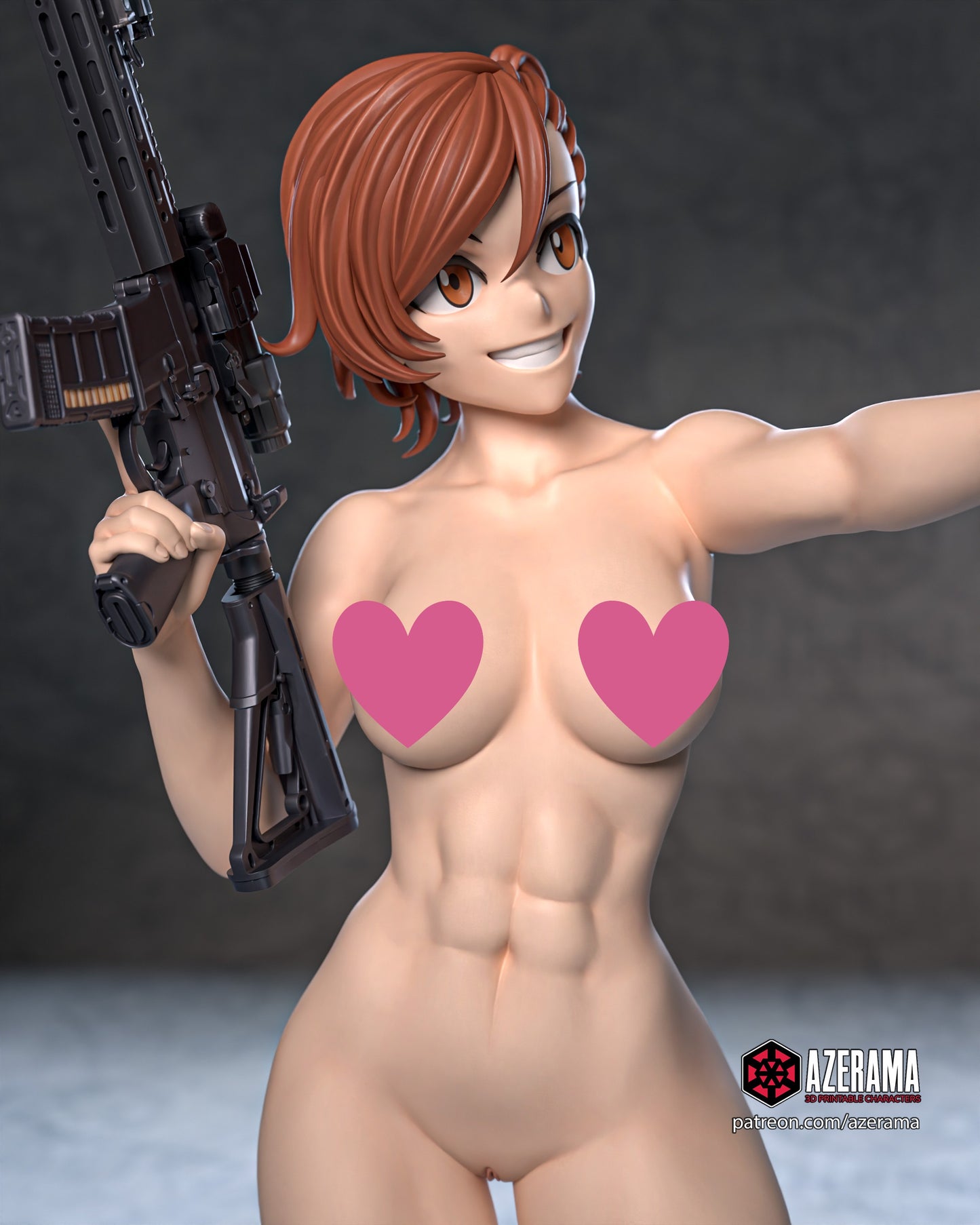 Kuriyabashi (GATE) NSFW - Unassembled and Unpainted Garage Kit - Model Designed by Azerama