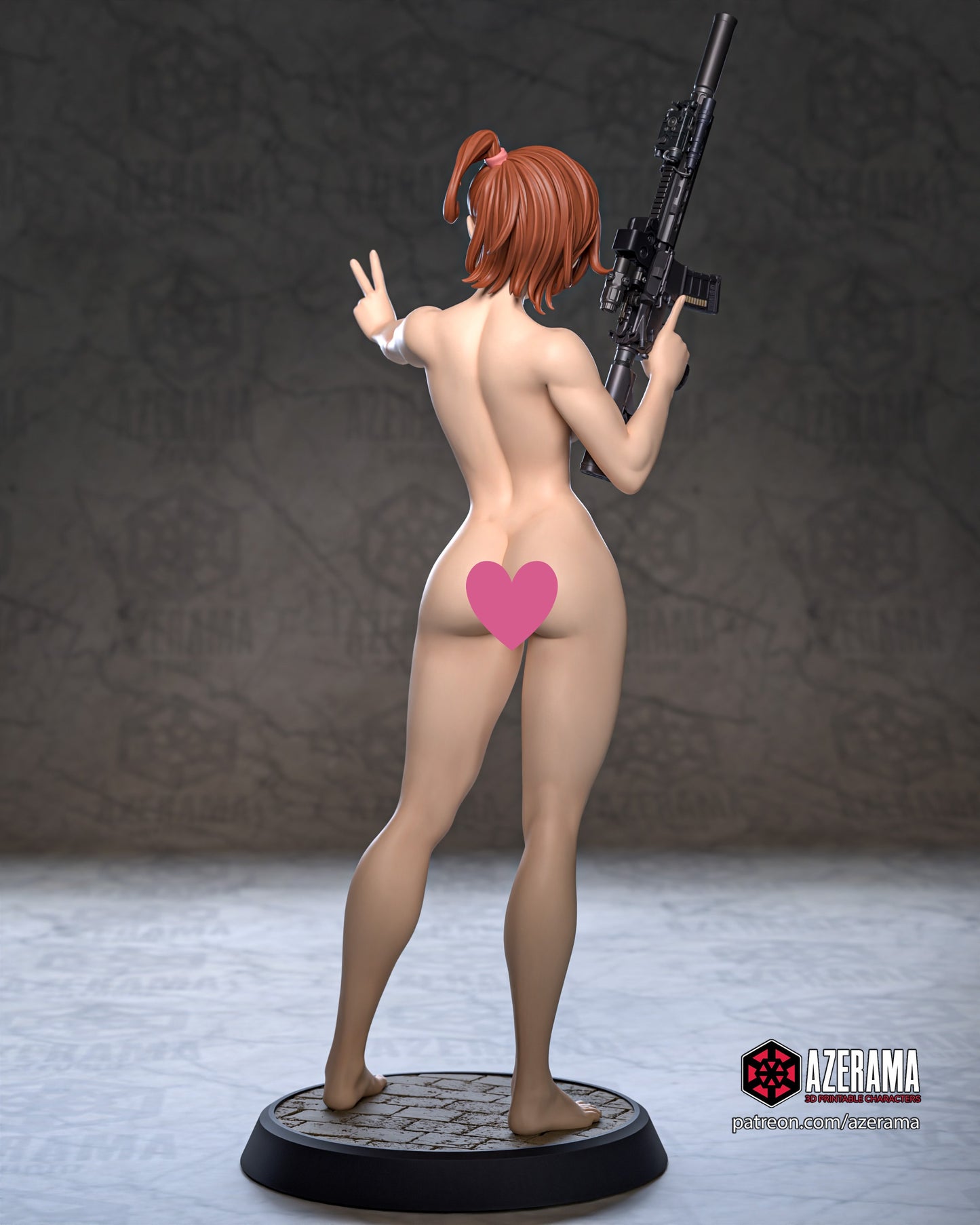 Kuriyabashi (GATE) NSFW - Unassembled and Unpainted Garage Kit - Model Designed by Azerama