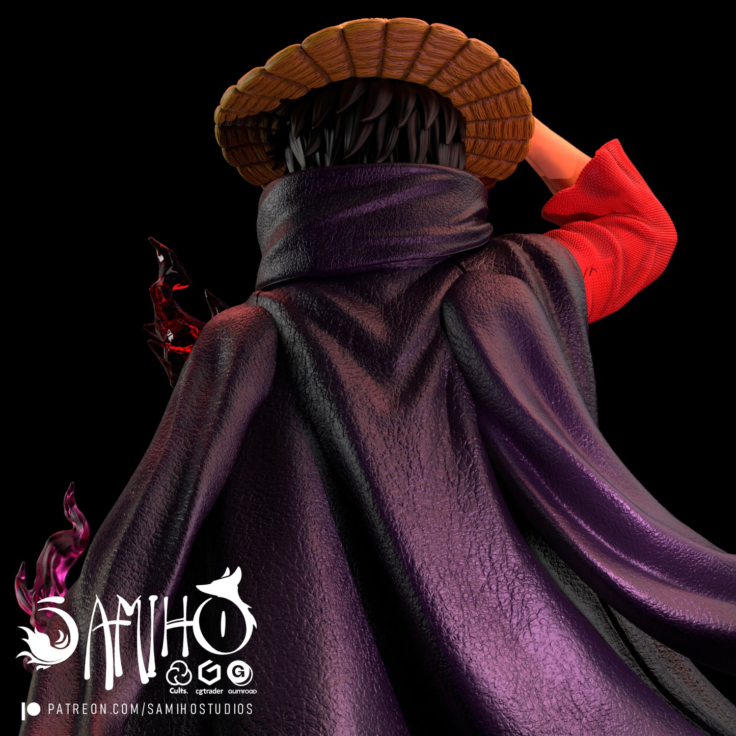 Luffy - Unassembled and Unpainted Garage Kit - Model Designed by Samiho Studios