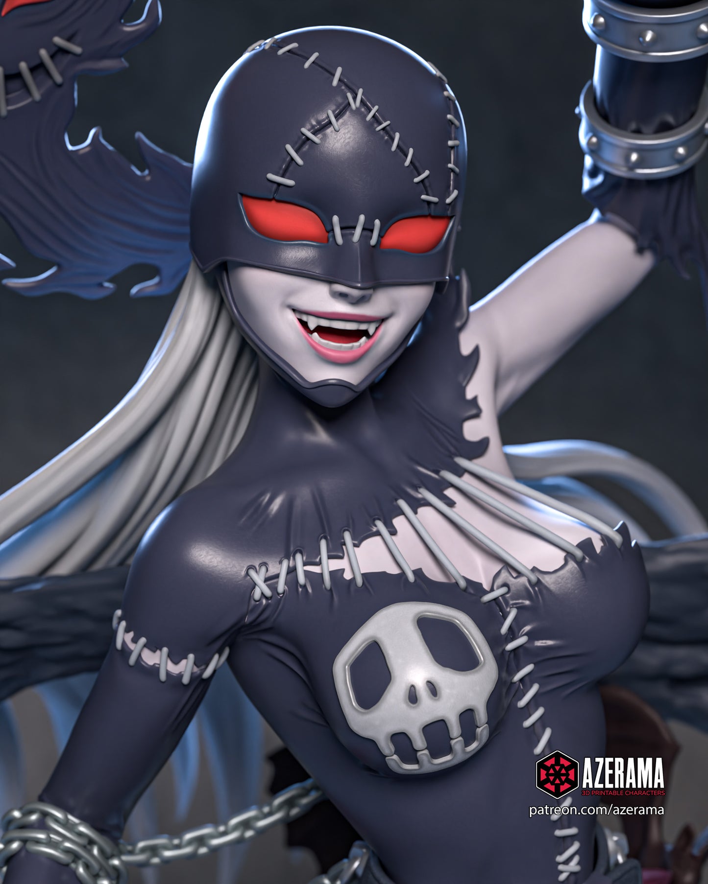 Lady Devimon - Unassembled and Unpainted Garage Kit - Model Designed by Azerama