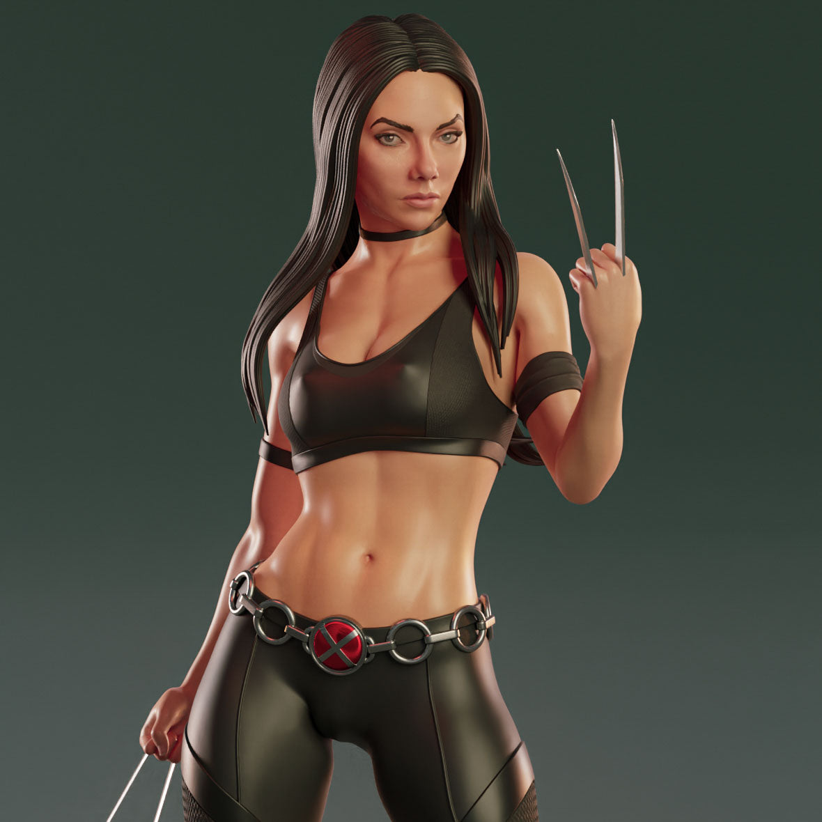 X-23 (VARIANT PARTS INCLUDED - Unassembled and Unpainted Garage Kit - Model Designed by Abe3d