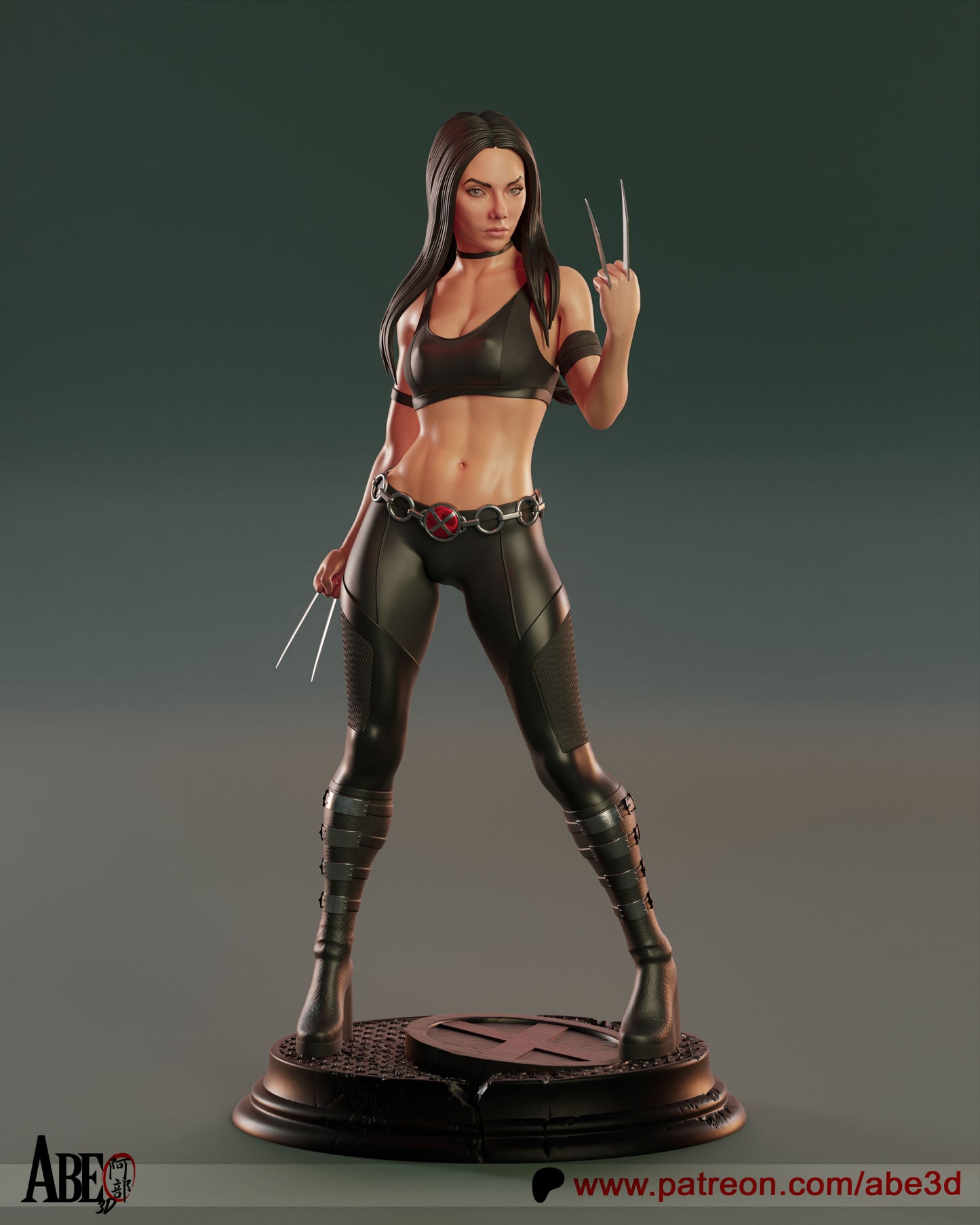 X-23 (VARIANT PARTS INCLUDED - Unassembled and Unpainted Garage Kit - Model Designed by Abe3d