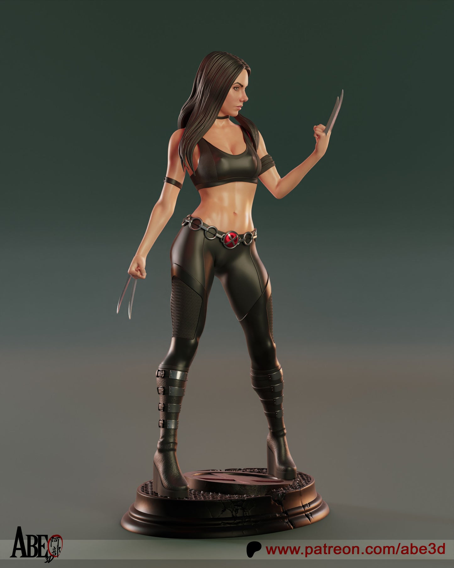 X-23 (VARIANT PARTS INCLUDED - Unassembled and Unpainted Garage Kit - Model Designed by Abe3d