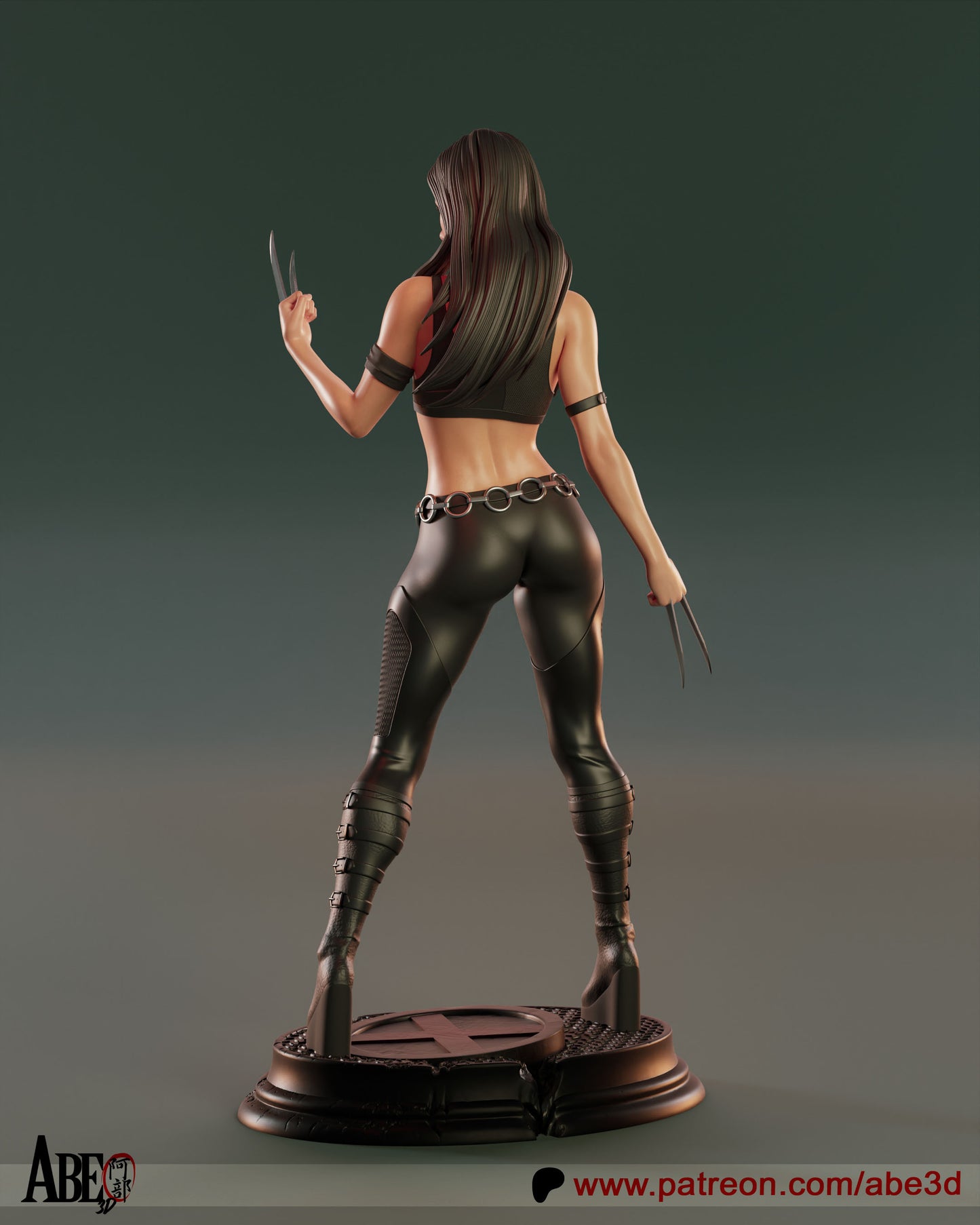 X-23 (VARIANT PARTS INCLUDED - Unassembled and Unpainted Garage Kit - Model Designed by Abe3d