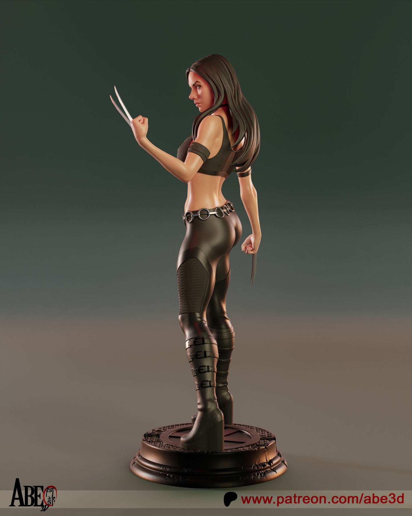 X-23 (VARIANT PARTS INCLUDED - Unassembled and Unpainted Garage Kit - Model Designed by Abe3d