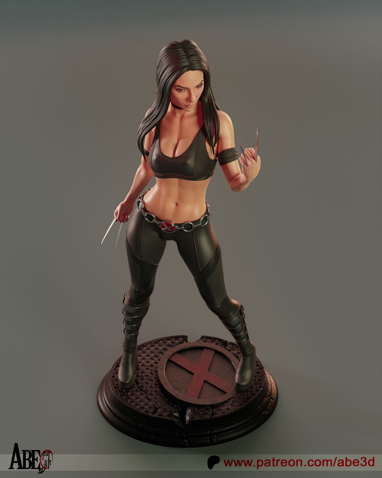 X-23 (VARIANT PARTS INCLUDED - Unassembled and Unpainted Garage Kit - Model Designed by Abe3d
