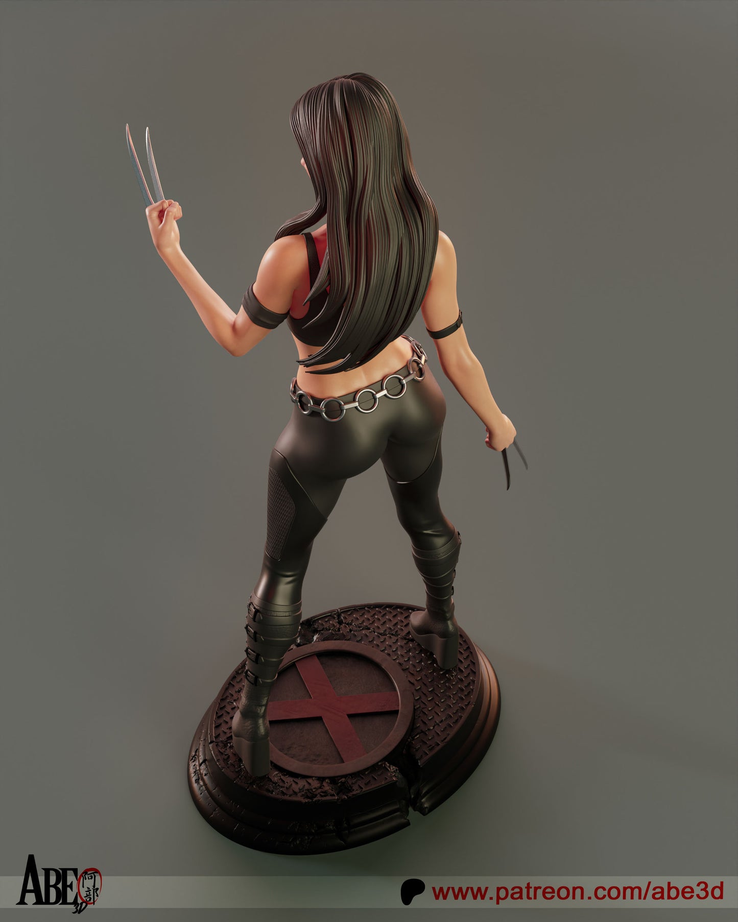 X-23 (VARIANT PARTS INCLUDED - Unassembled and Unpainted Garage Kit - Model Designed by Abe3d