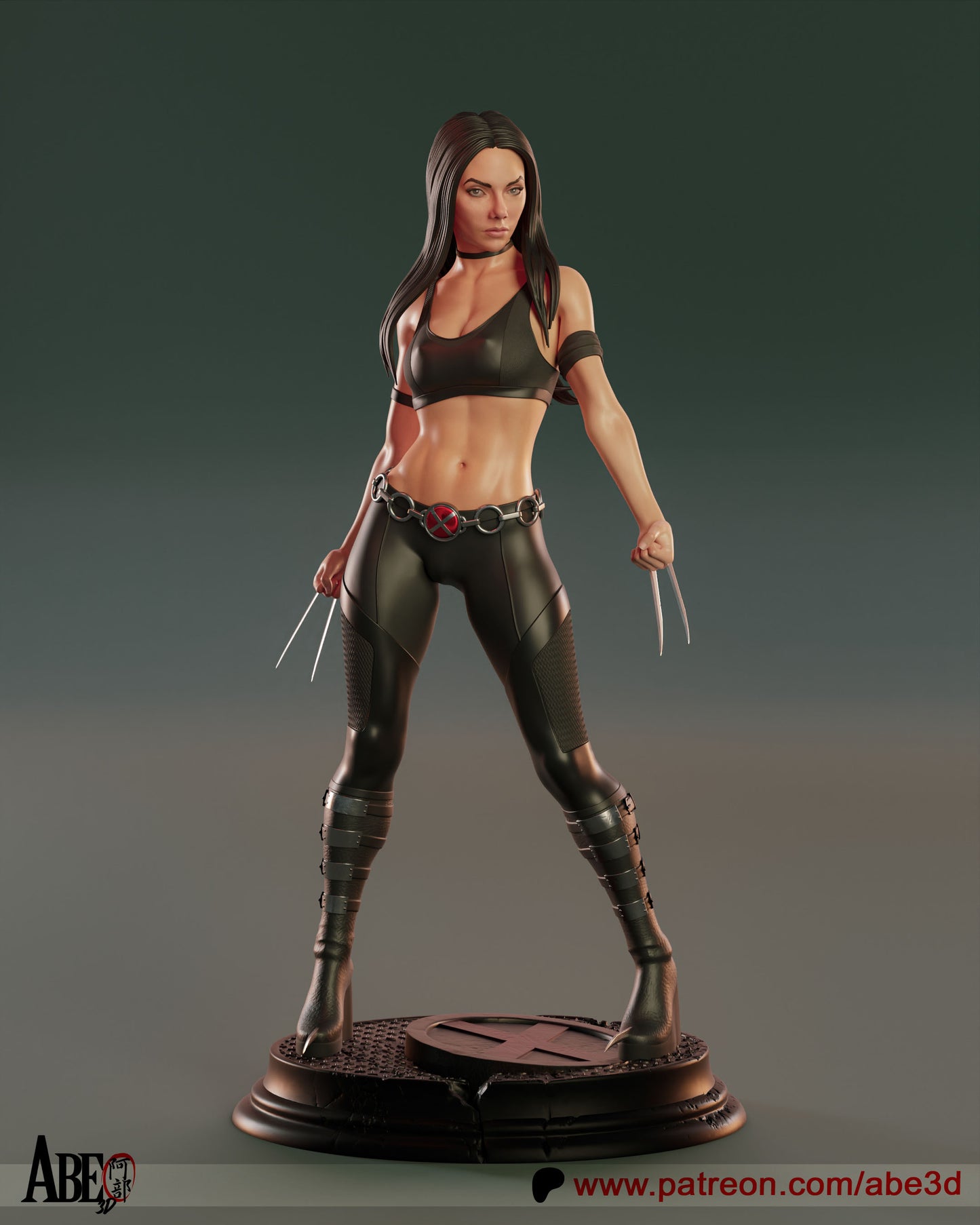X-23 (VARIANT PARTS INCLUDED - Unassembled and Unpainted Garage Kit - Model Designed by Abe3d