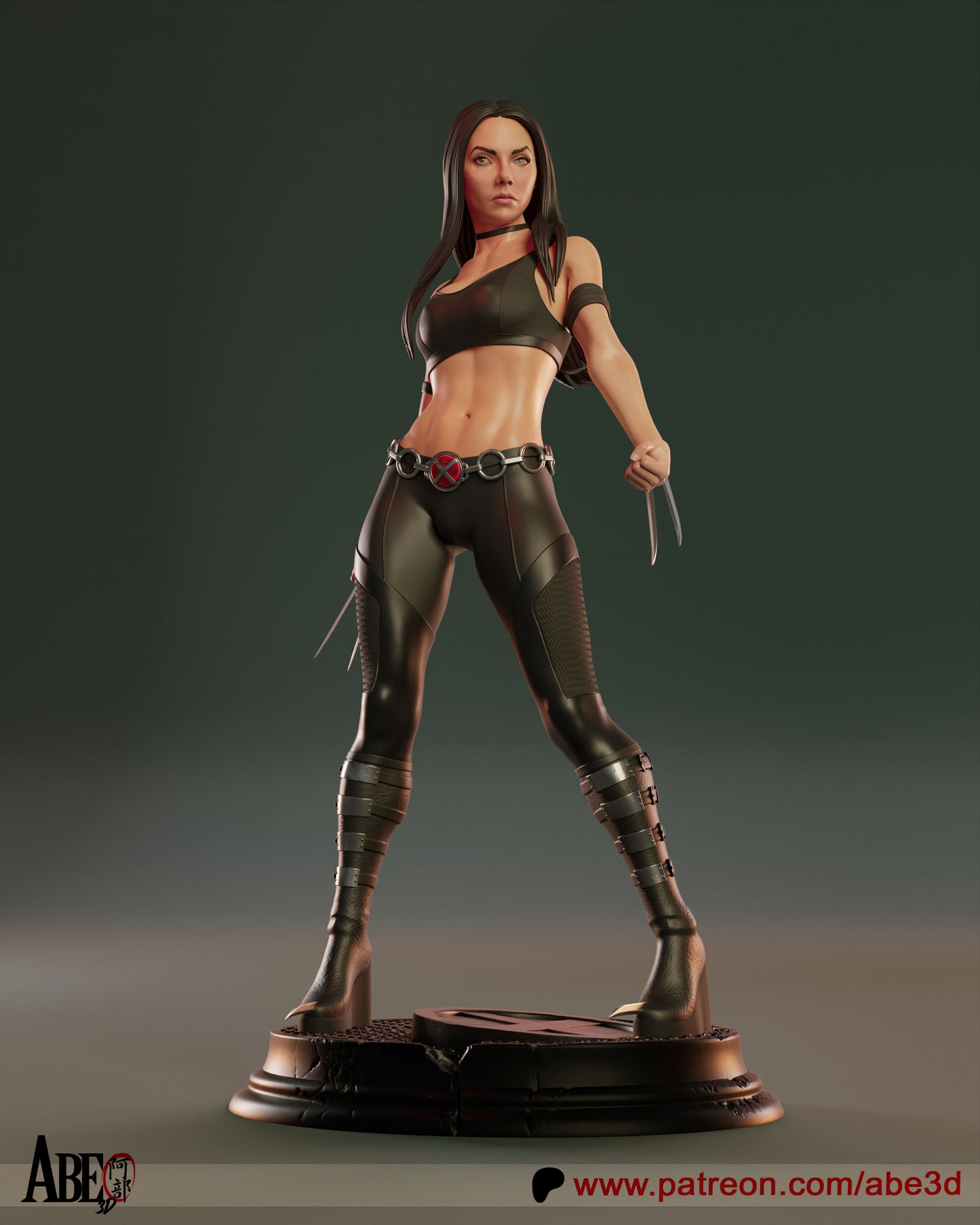 X-23 (VARIANT PARTS INCLUDED - Unassembled and Unpainted Garage Kit - Model Designed by Abe3d