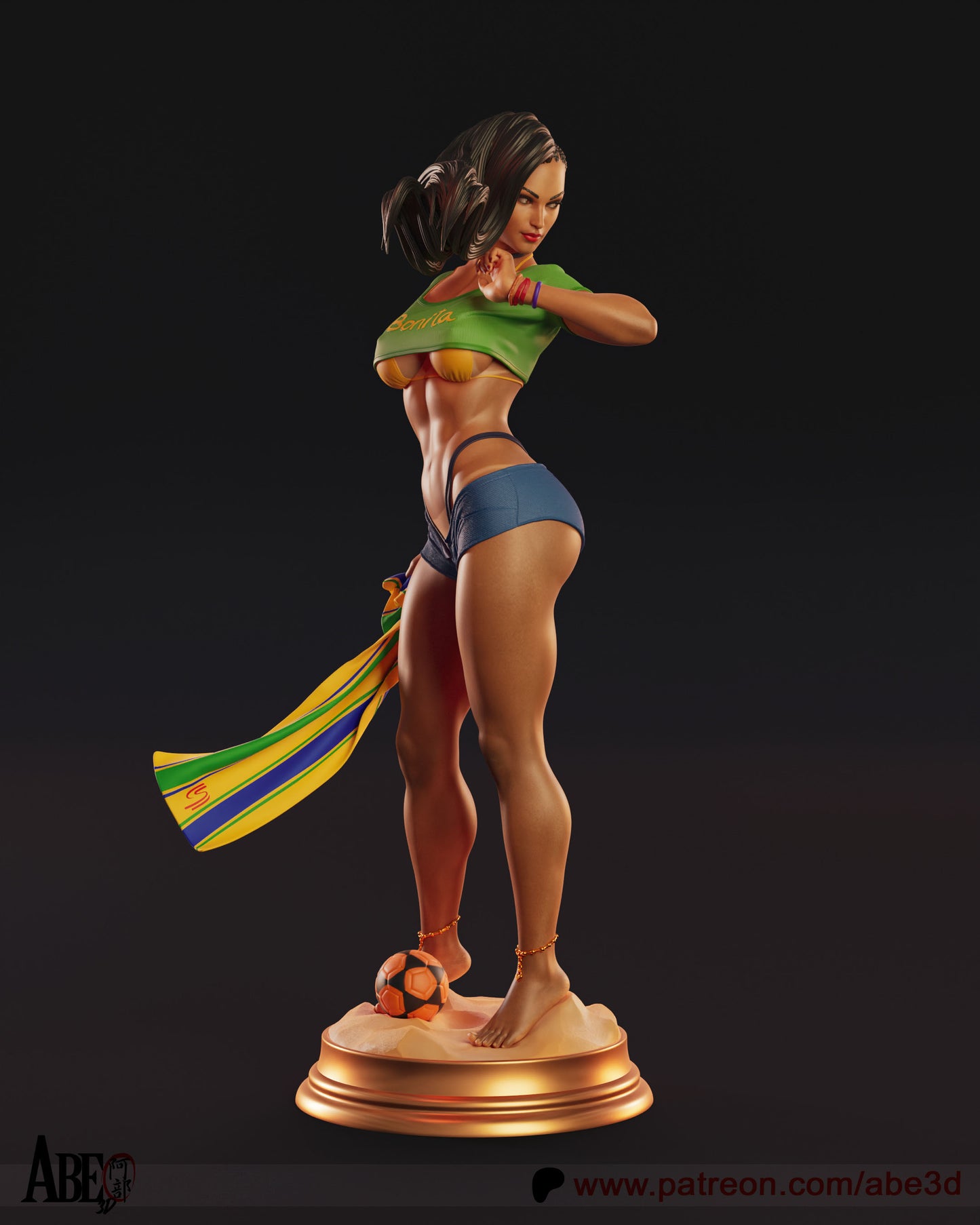 Laura - Unassembled and Unpainted Garage Kit - Model Designed by Abe3d (VARIANT PARTS INCLUDED