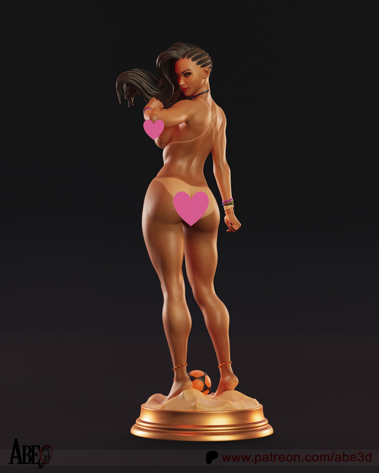 Laura NSFW - Unassembled and Unpainted Garage Kit - Model Designed by Abe3d