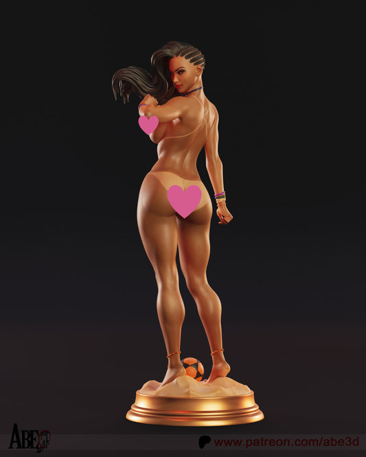 Laura NSFW - Unassembled and Unpainted Garage Kit - Model Designed by Abe3d