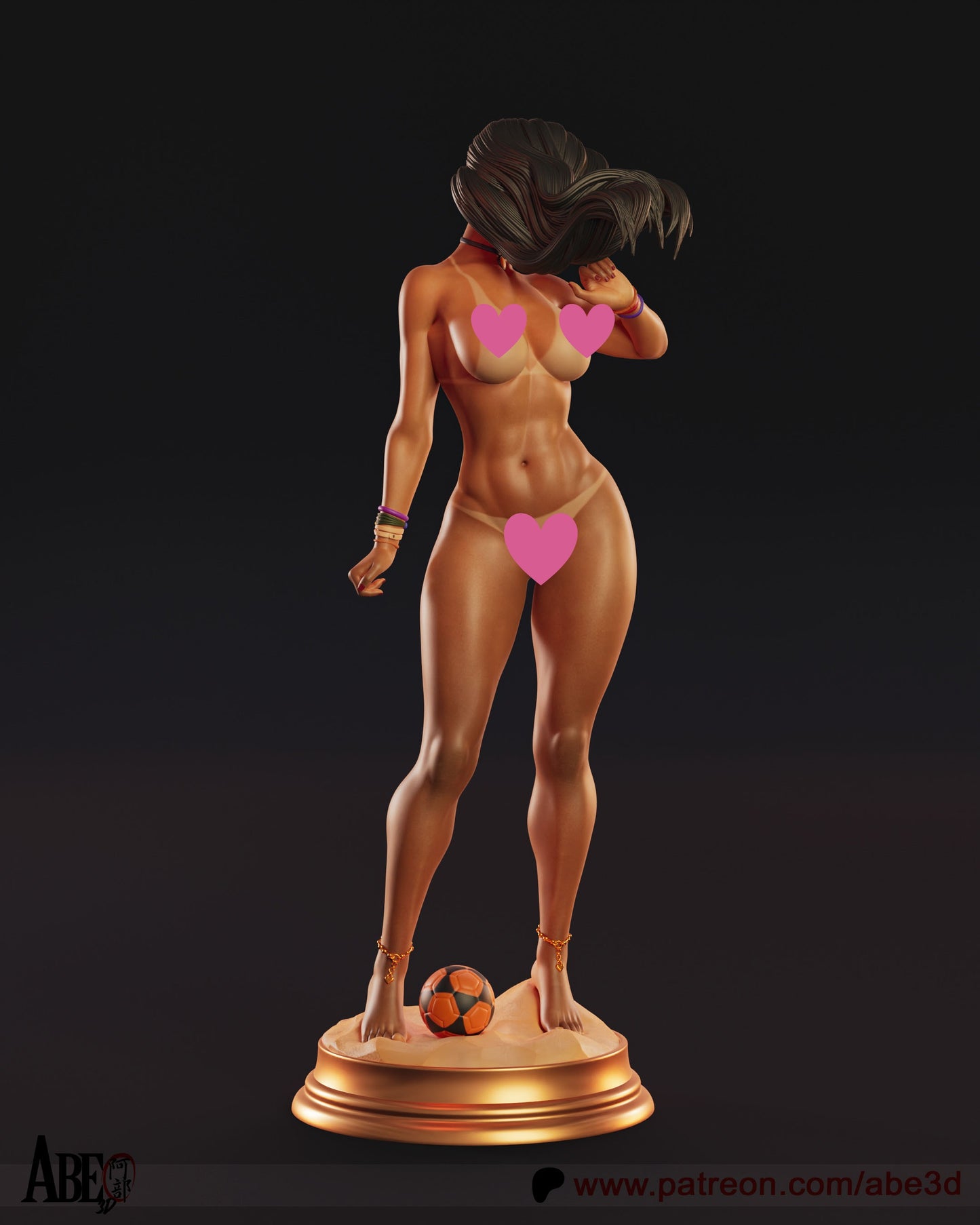 Laura NSFW - Unassembled and Unpainted Garage Kit - Model Designed by Abe3d