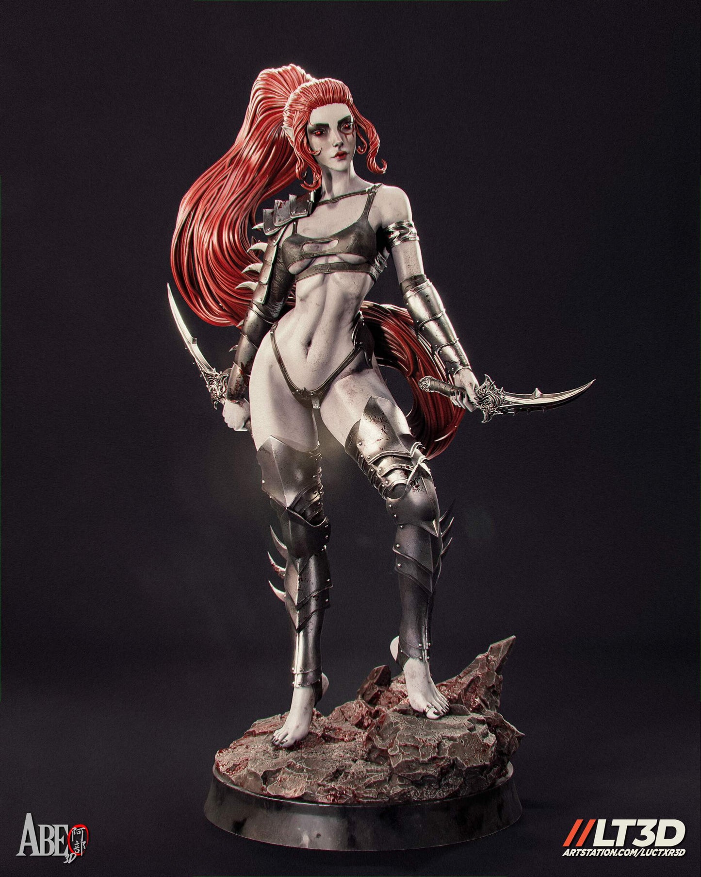 Lelith - Unassembled and Unpainted Garage Kit - Model Designed by Abe3D/LT3D
