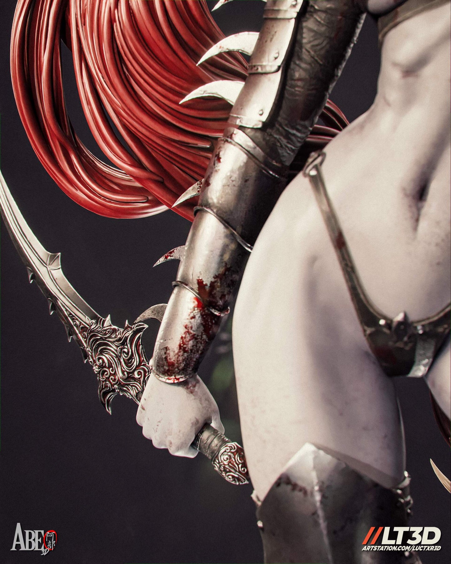 Lelith - Unassembled and Unpainted Garage Kit - Model Designed by Abe3D/LT3D