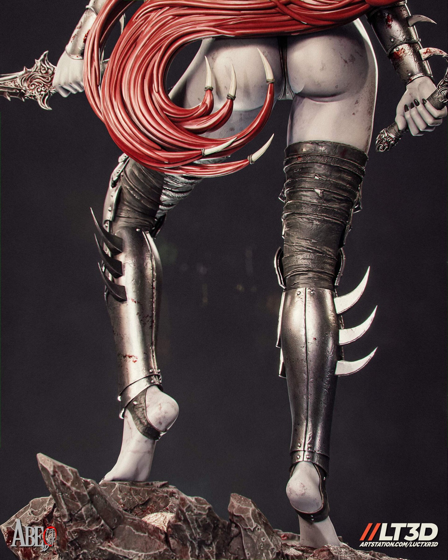 Lelith - Unassembled and Unpainted Garage Kit - Model Designed by Abe3D/LT3D