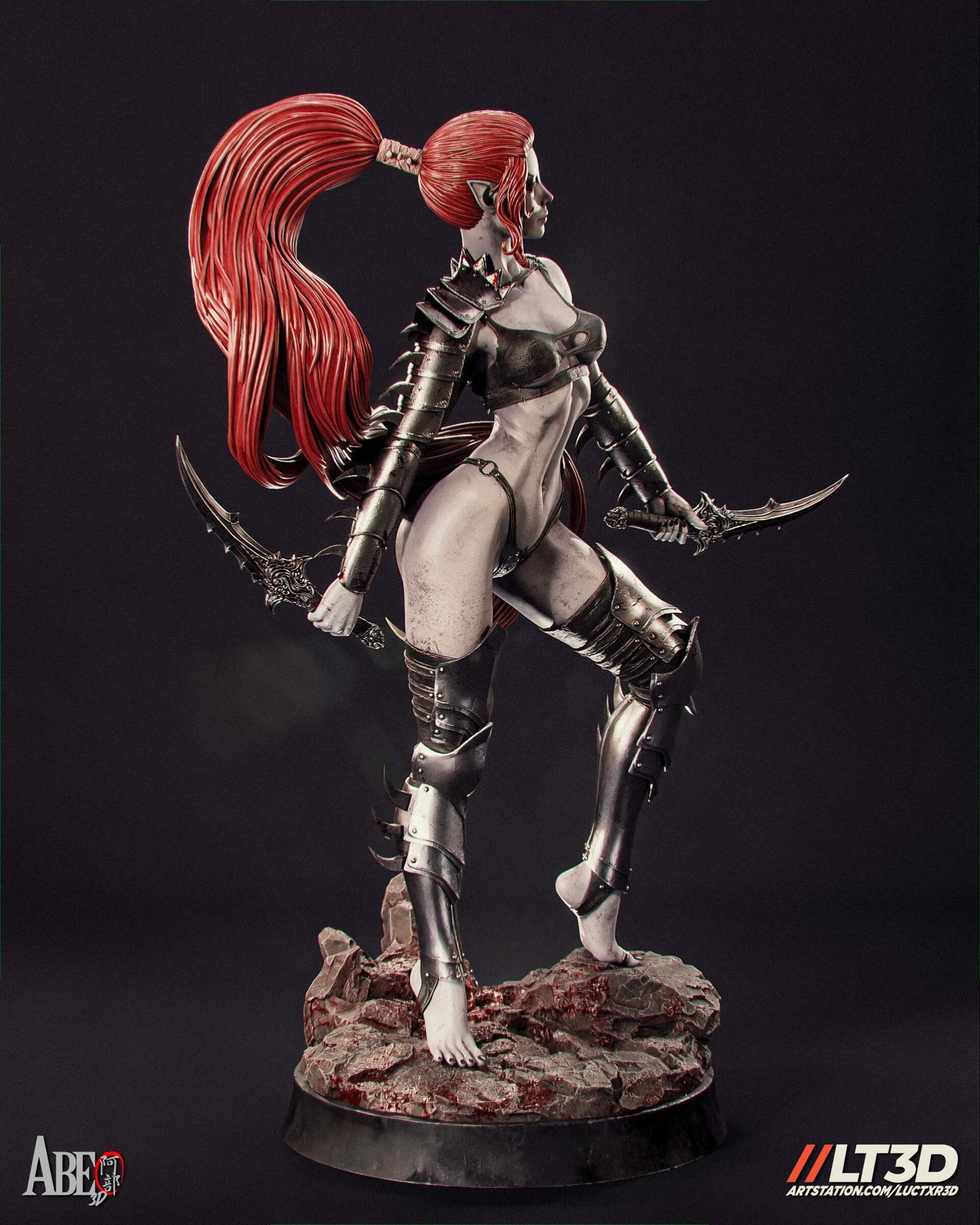 Lelith - Unassembled and Unpainted Garage Kit - Model Designed by Abe3D/LT3D