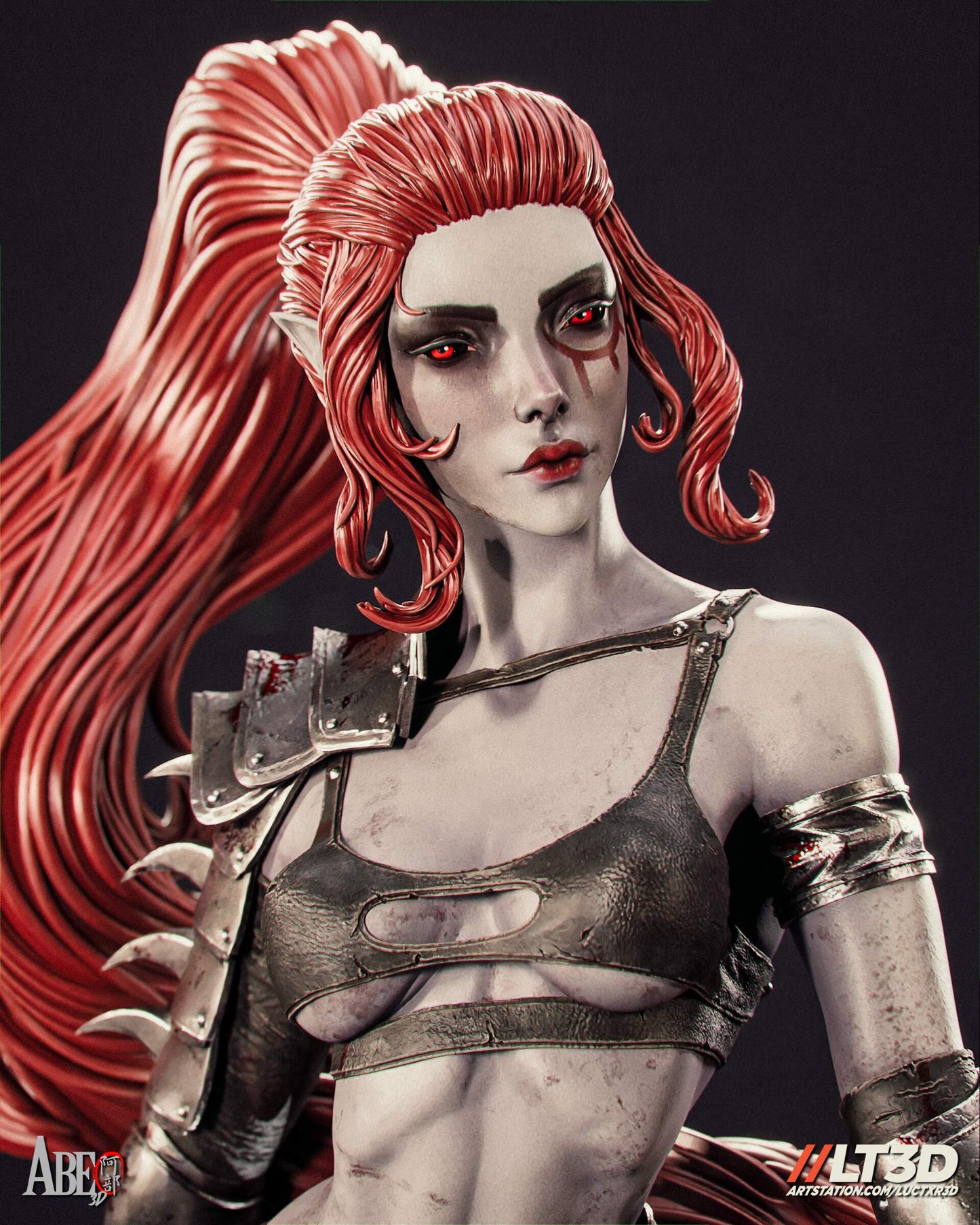 Lelith - Unassembled and Unpainted Garage Kit - Model Designed by Abe3D/LT3D