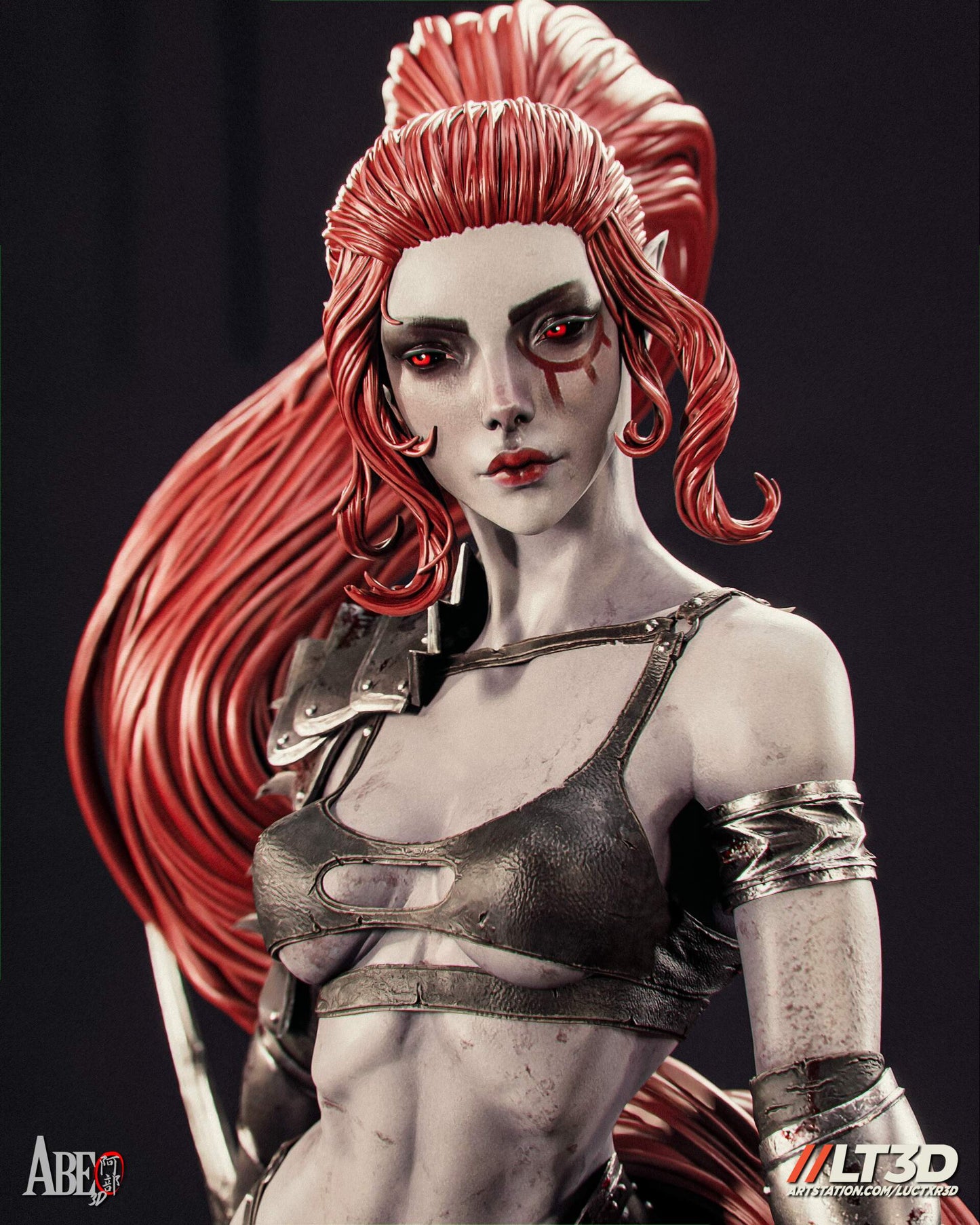 Lelith - Unassembled and Unpainted Garage Kit - Model Designed by Abe3D/LT3D
