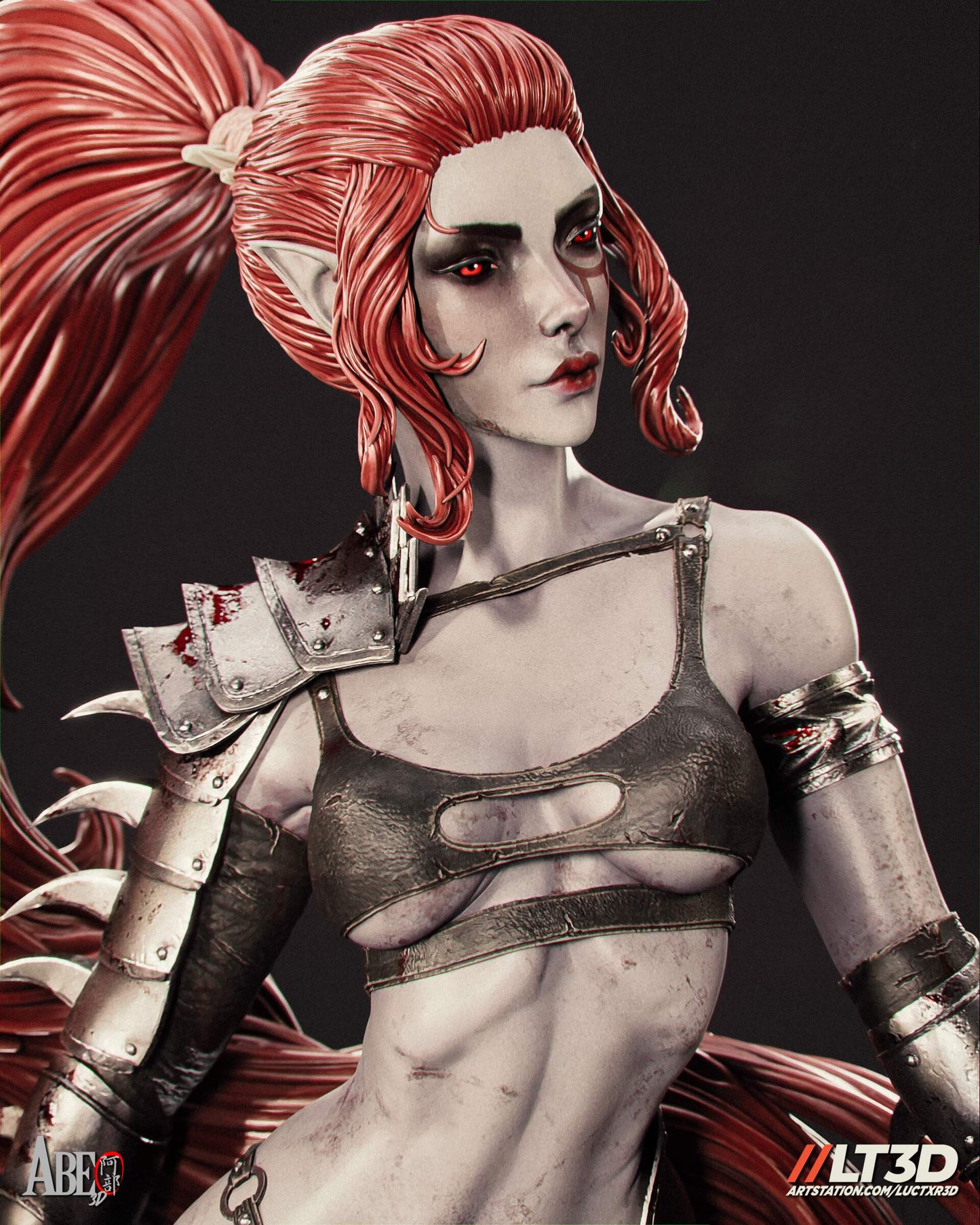 Lelith - Unassembled and Unpainted Garage Kit - Model Designed by Abe3D/LT3D
