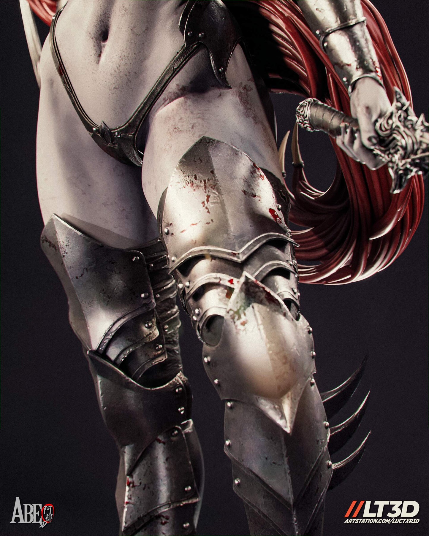 Lelith - Unassembled and Unpainted Garage Kit - Model Designed by Abe3D/LT3D