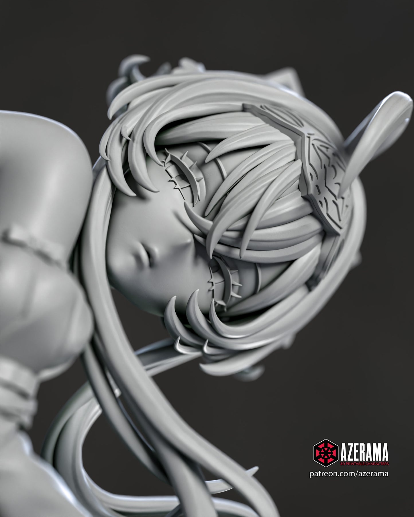Liberalio - Unassembled and Unpainted Garage Kit - Model Designed by Azerama
