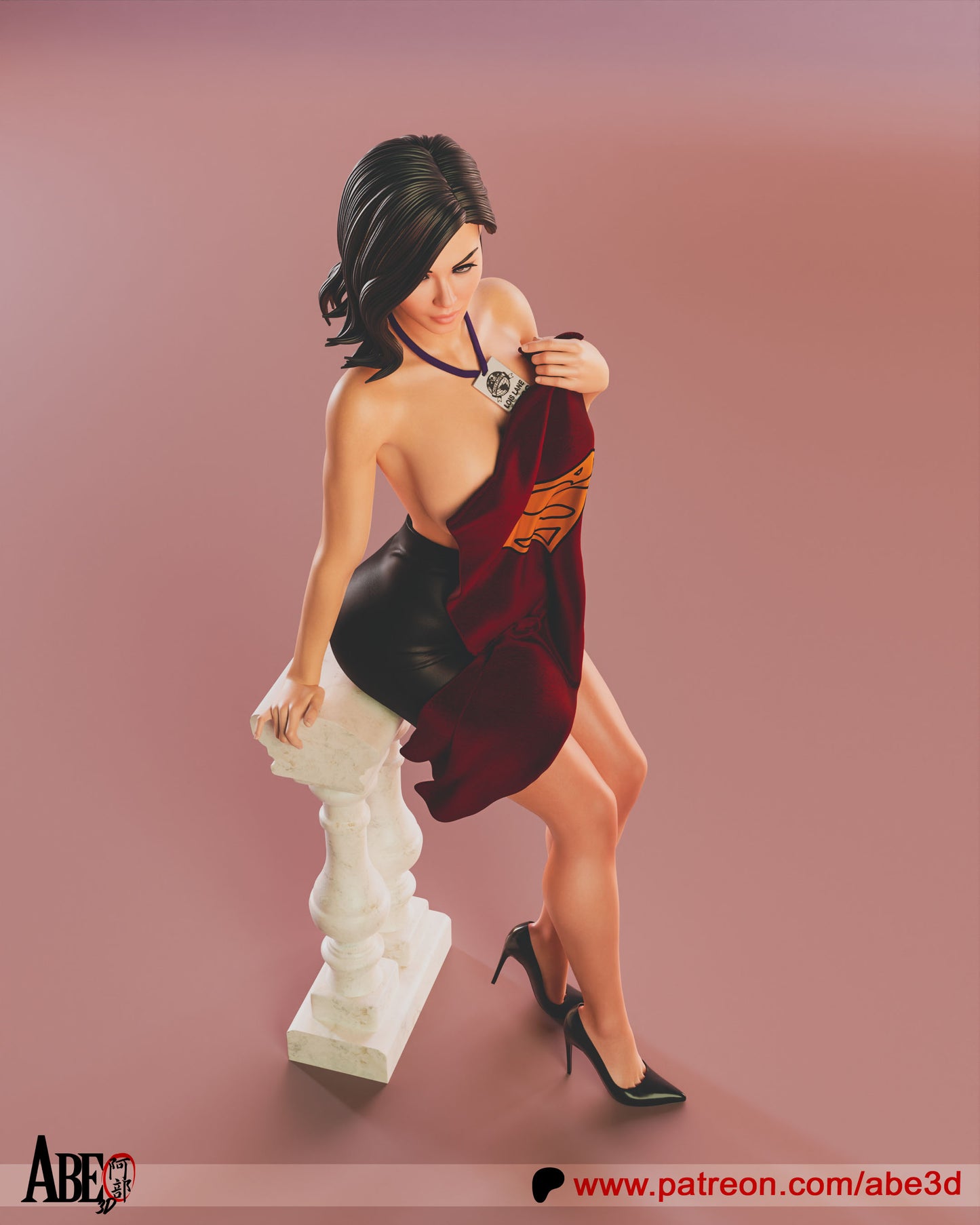 Lois Lane - Unassembled and Unpainted Garage Kit - Model Designed by Abe3d