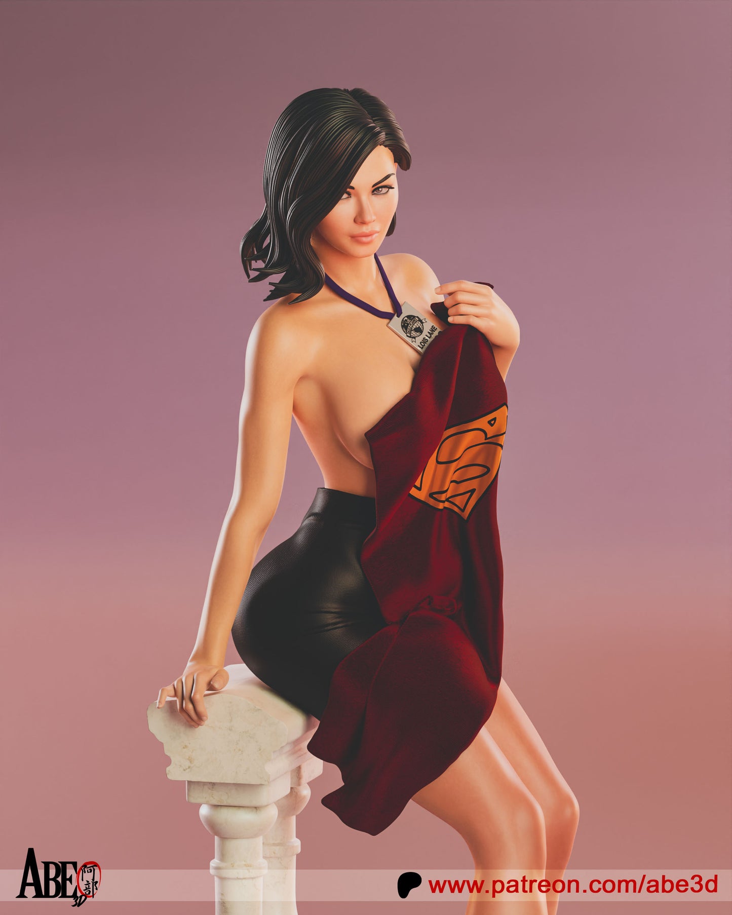 Lois Lane - Unassembled and Unpainted Garage Kit - Model Designed by Abe3d