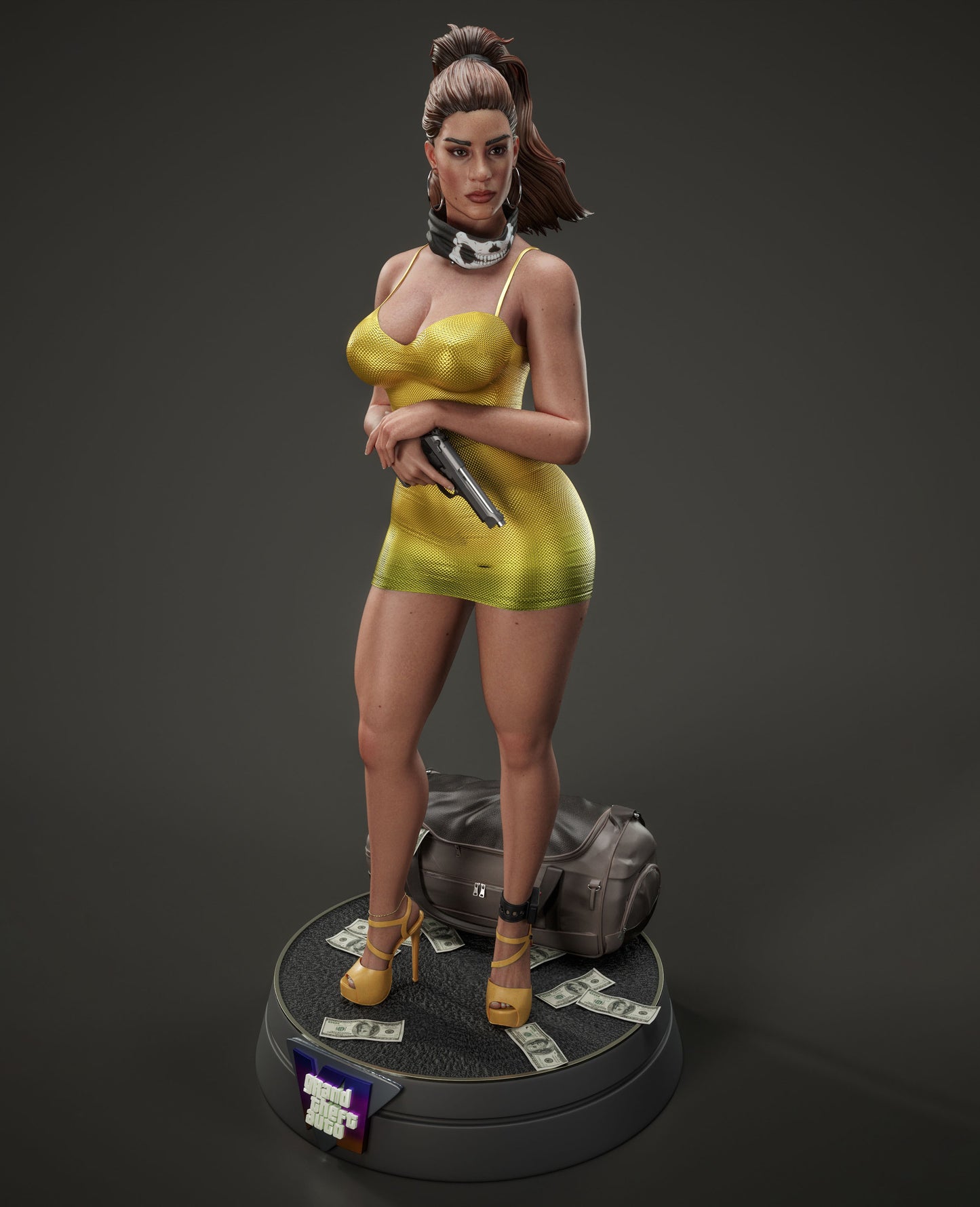 Lucia - Unassembled and Unpainted Garage Kit - Model Designed by Abe3D/Dellas