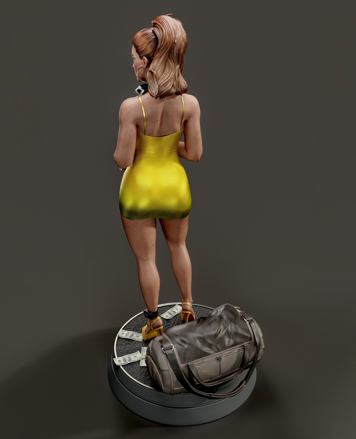 Lucia - Unassembled and Unpainted Garage Kit - Model Designed by Abe3D/Dellas
