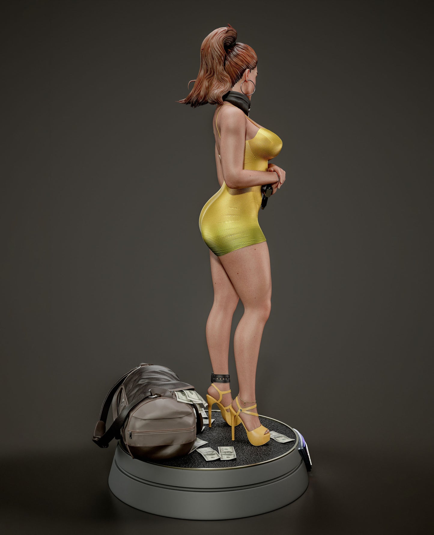 Lucia - Unassembled and Unpainted Garage Kit - Model Designed by Abe3D/Dellas