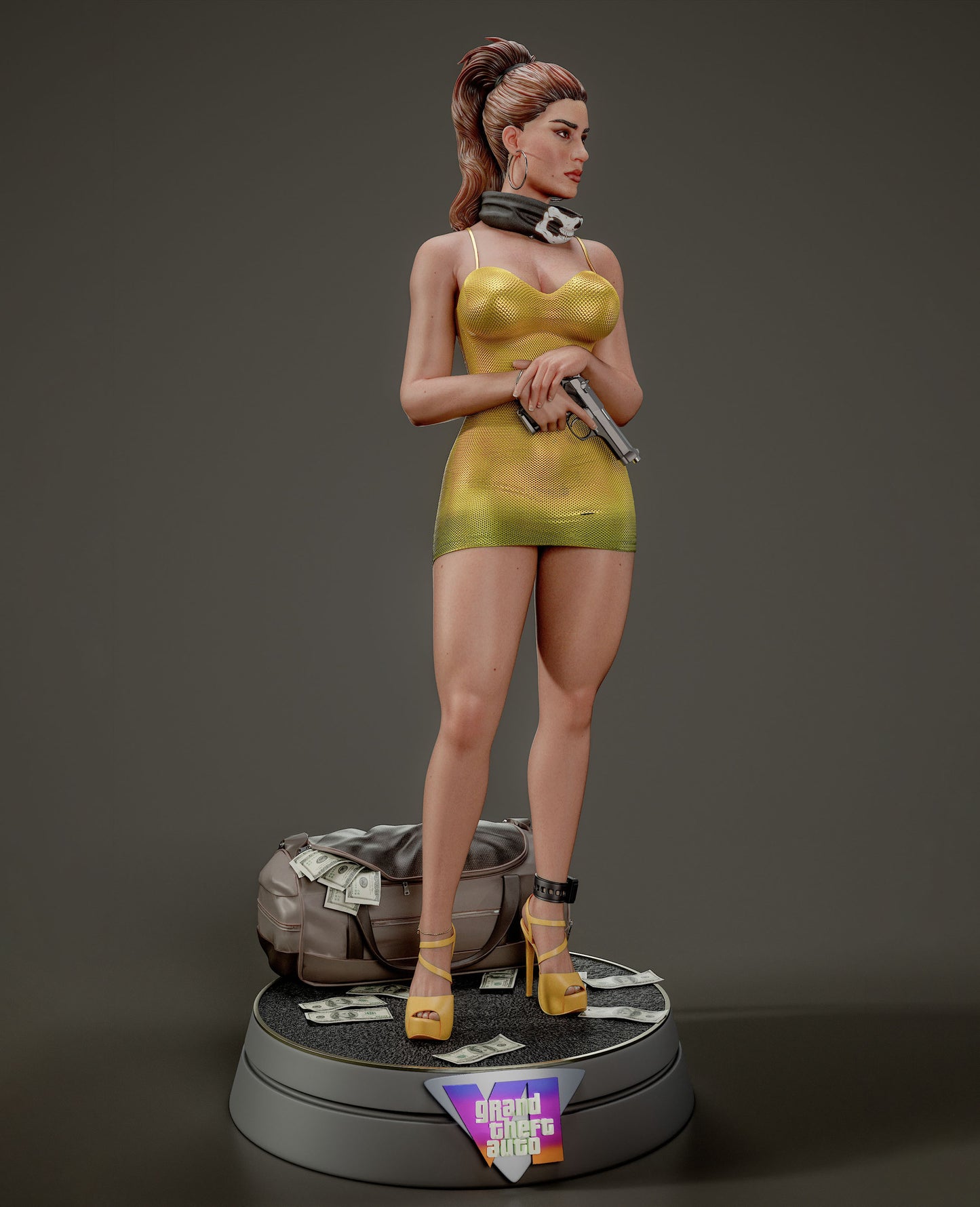 Lucia - Unassembled and Unpainted Garage Kit - Model Designed by Abe3D/Dellas