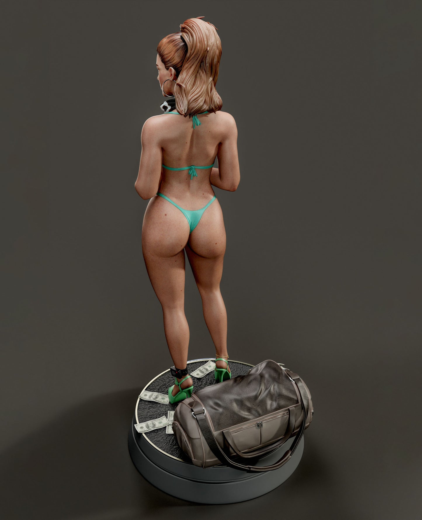 Lucia - Unassembled and Unpainted Garage Kit - Model Designed by Abe3D/Dellas