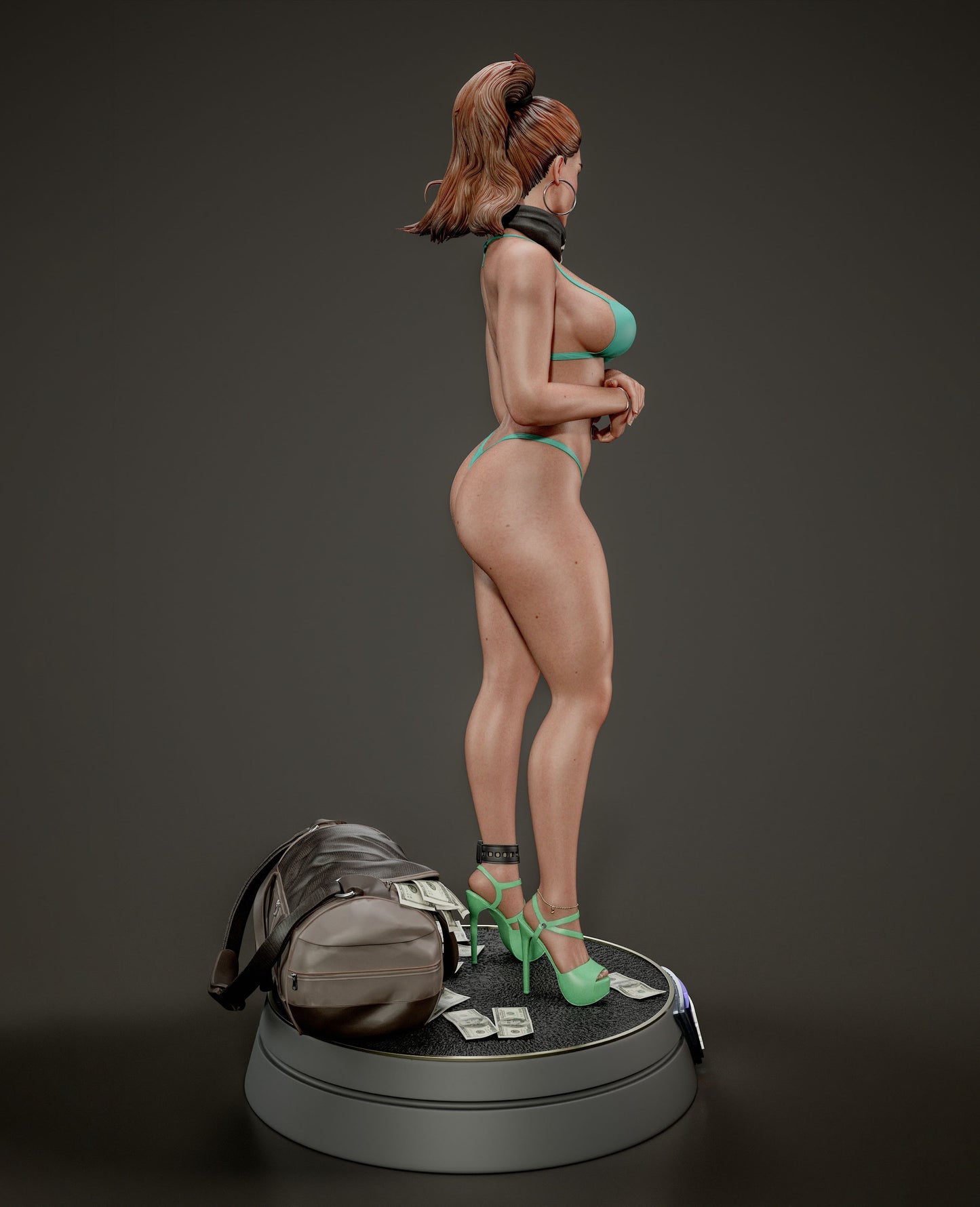 Lucia - Unassembled and Unpainted Garage Kit - Model Designed by Abe3D/Dellas
