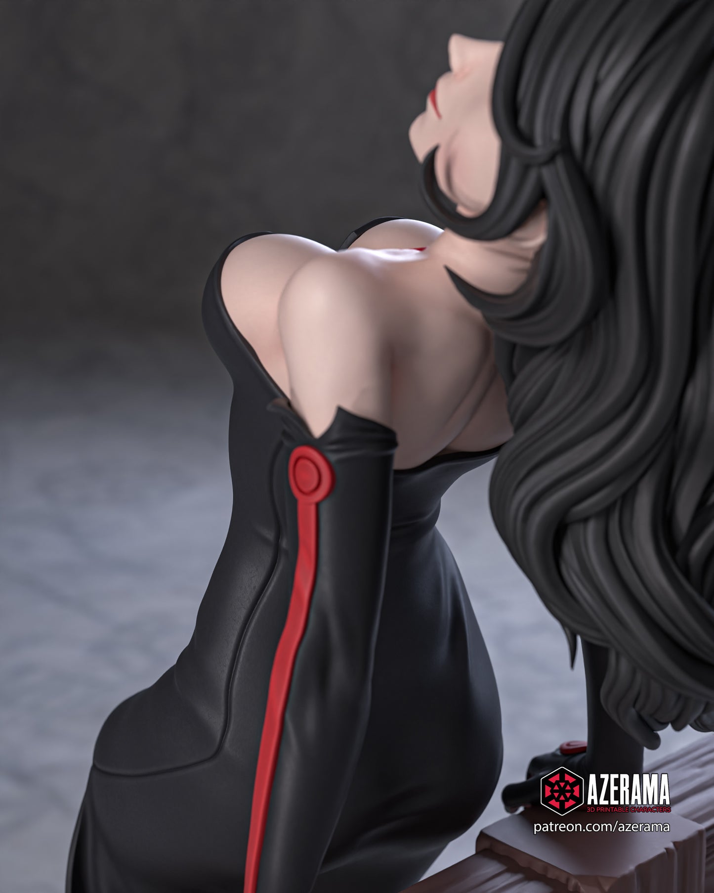 Lust - Unassembled and Unpainted Garage Kit - Model Designed by Azerama