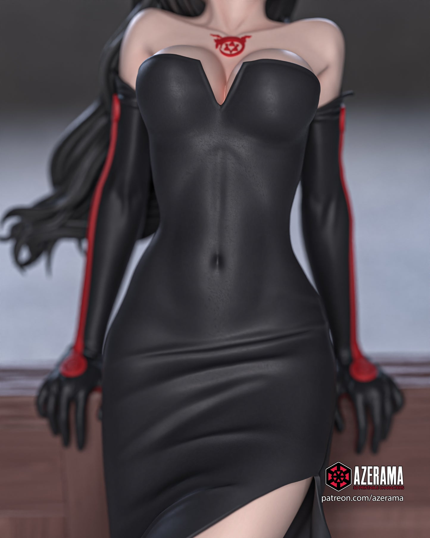 Lust - Unassembled and Unpainted Garage Kit - Model Designed by Azerama