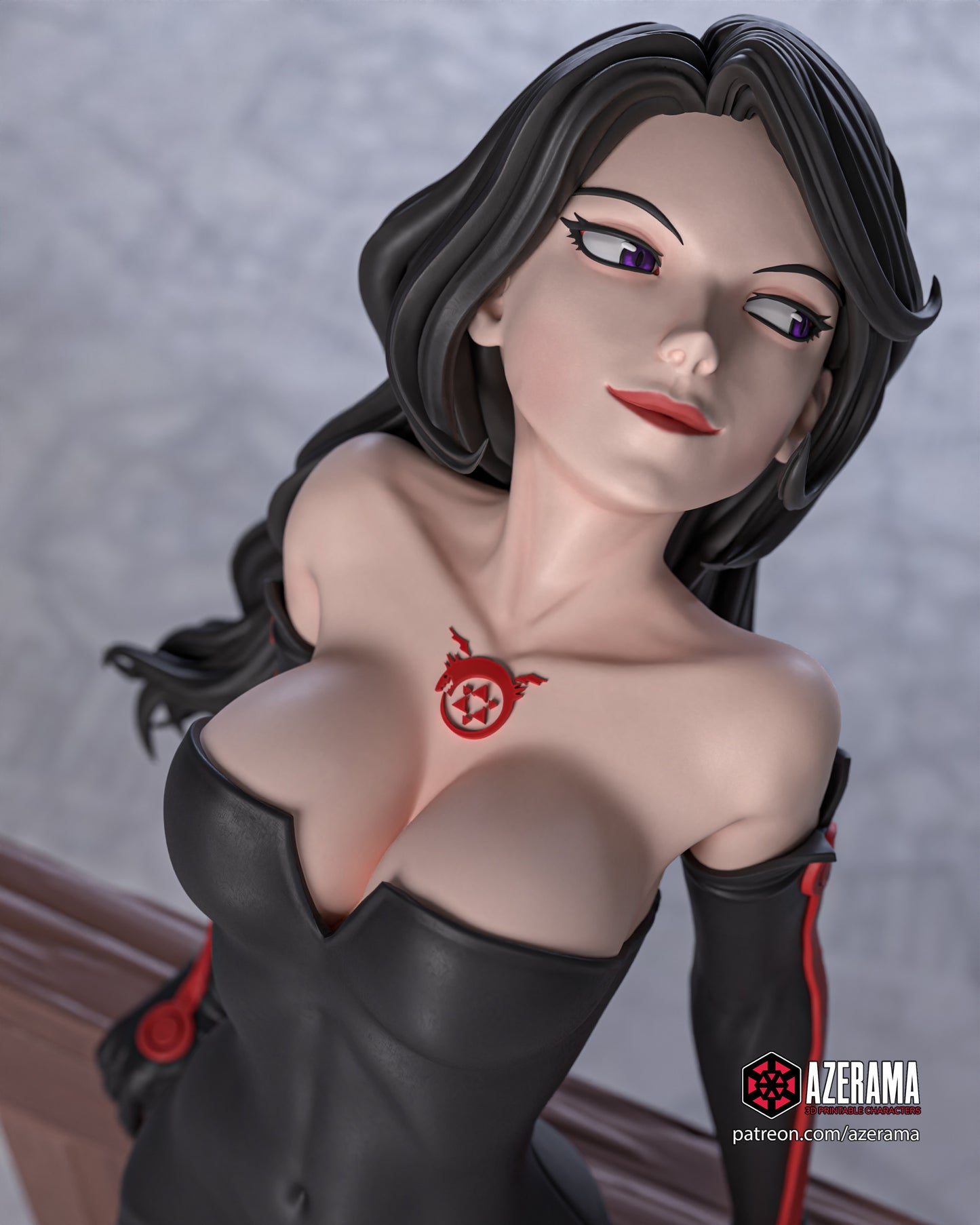 Lust - Unassembled and Unpainted Garage Kit - Model Designed by Azerama