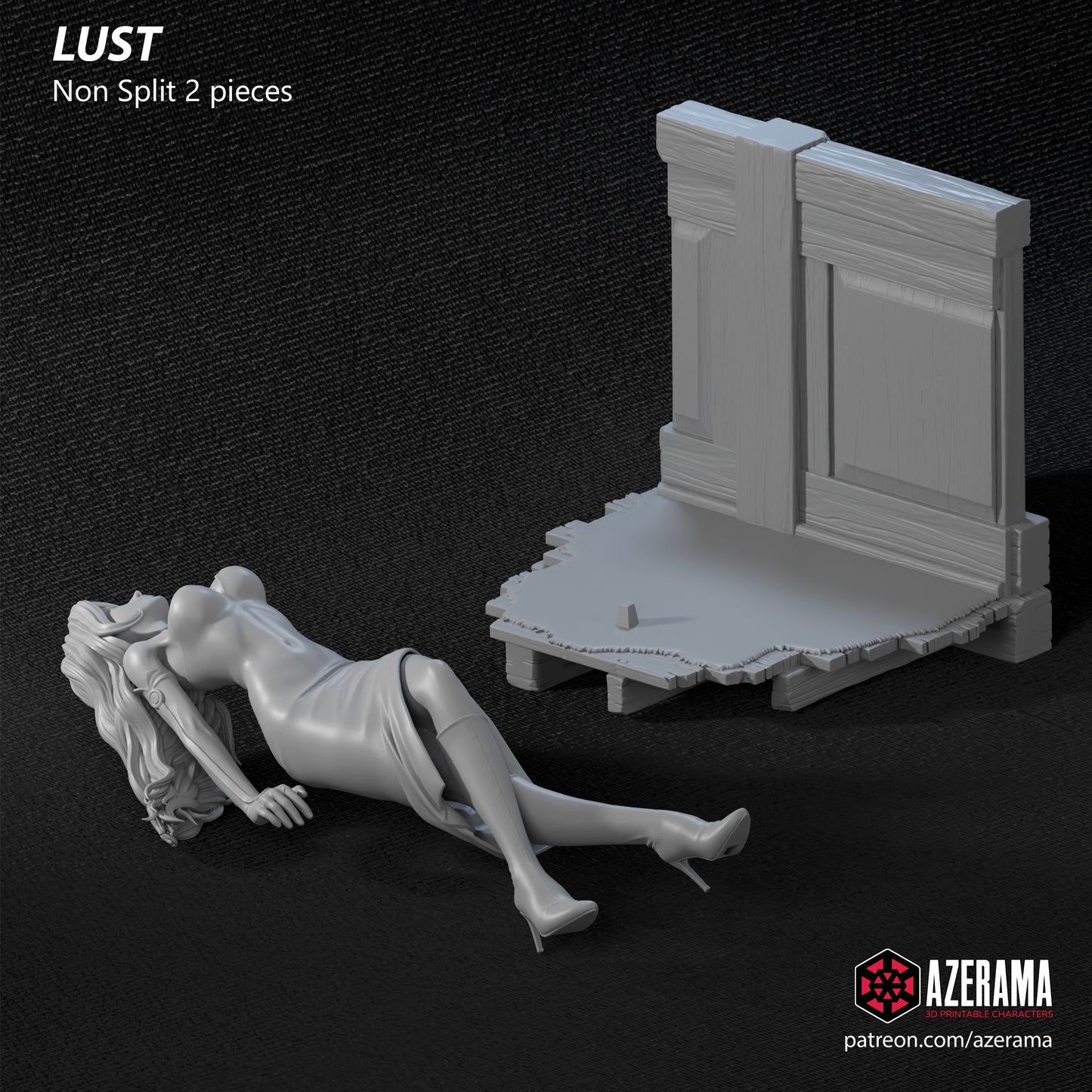 Lust - Unassembled and Unpainted Garage Kit - Model Designed by Azerama