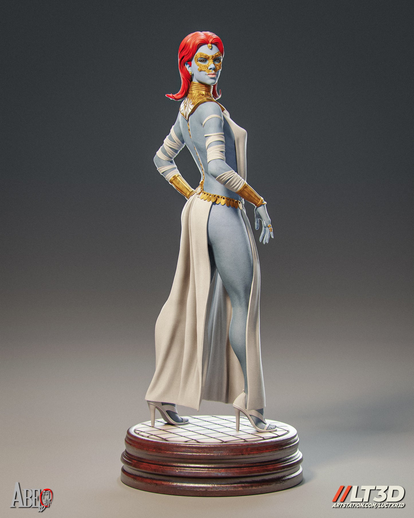 Hellfire Gala Mystique - Unassembled and Unpainted Garage Kit - Model Designed by Abe3d/LT3D