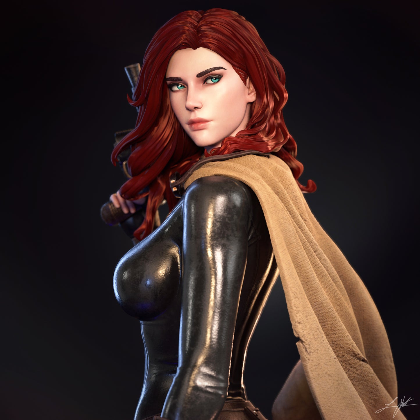 Mara Jade - Unassembled and Unpainted Garage Kit- Model Designed by Abe3d/Ramses