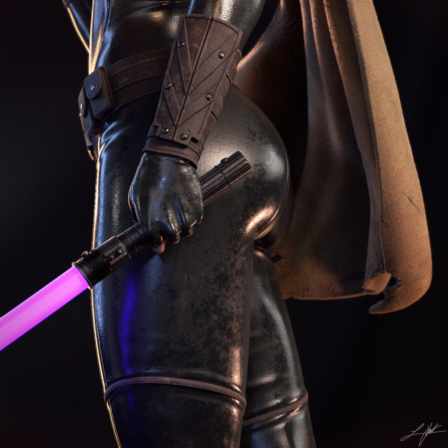 Mara Jade - Unassembled and Unpainted Garage Kit- Model Designed by Abe3d/Ramses