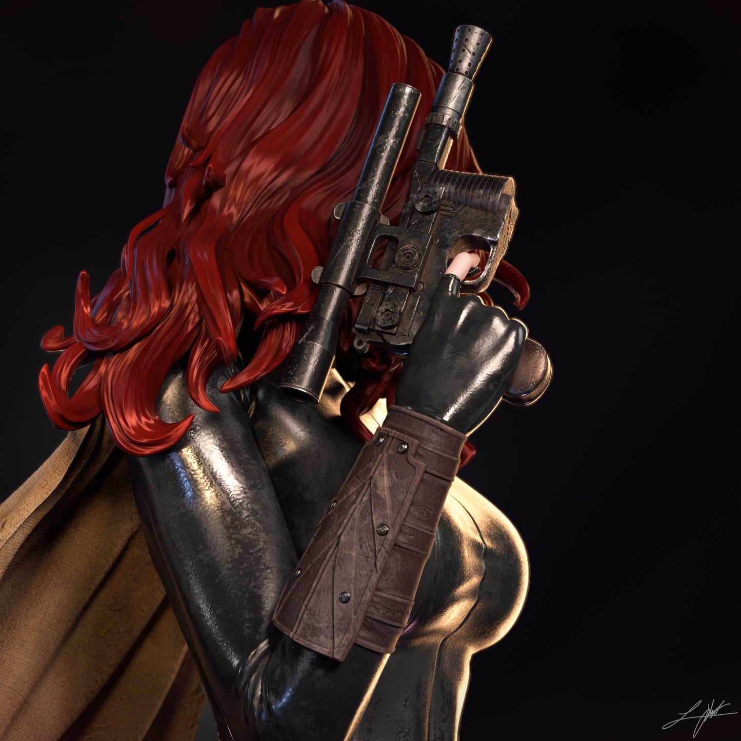 Mara Jade - Unassembled and Unpainted Garage Kit- Model Designed by Abe3d/Ramses