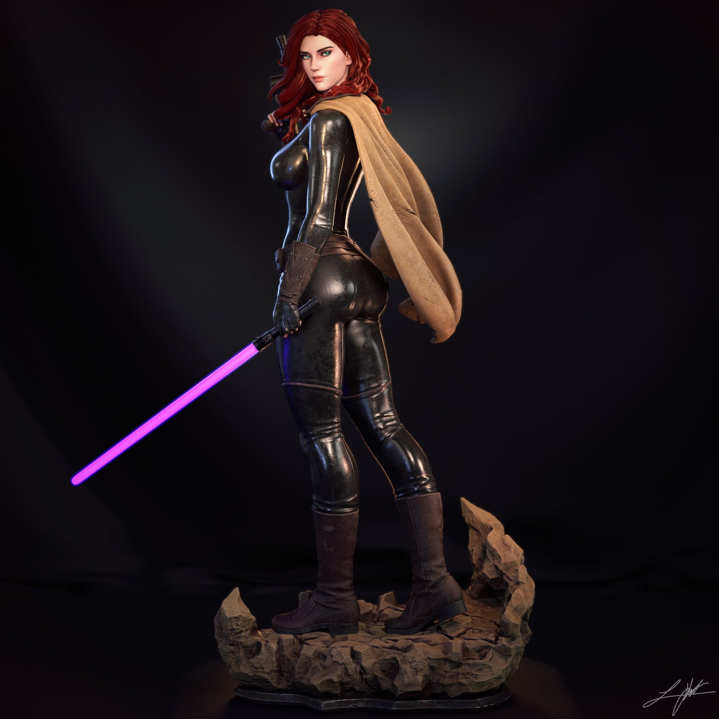 Mara Jade - Unassembled and Unpainted Garage Kit- Model Designed by Abe3d/Ramses