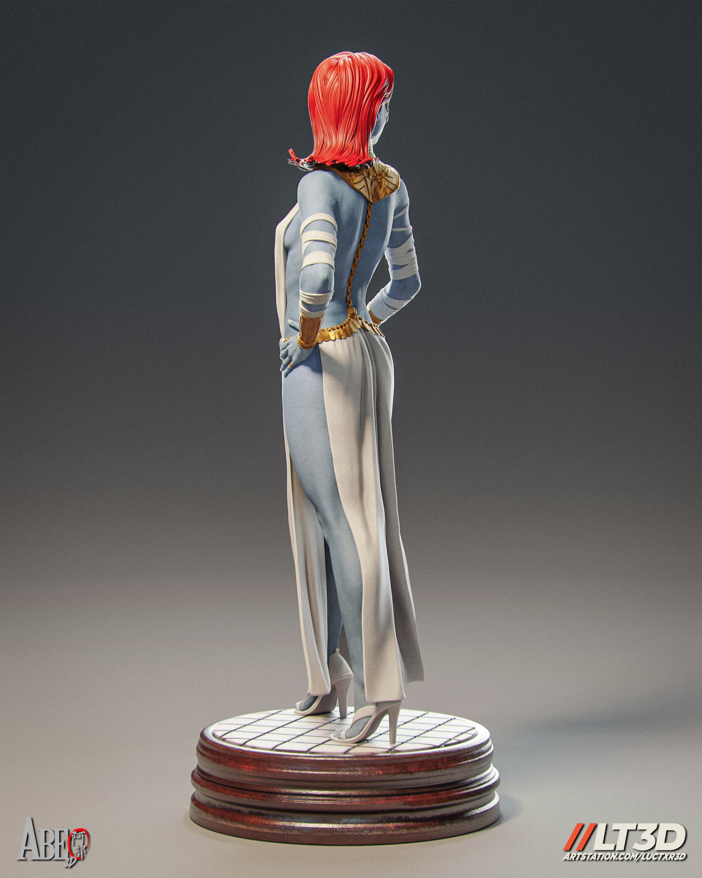 Hellfire Gala Mystique - Unassembled and Unpainted Garage Kit - Model Designed by Abe3d/LT3D