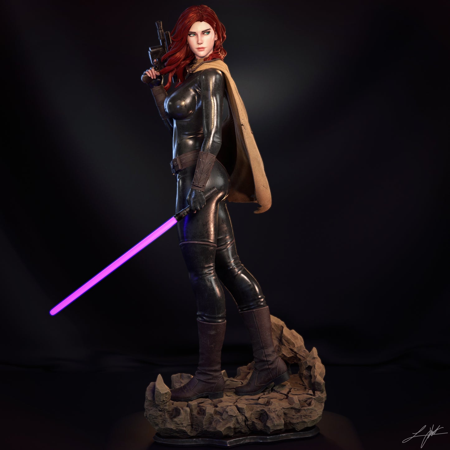 Mara Jade - Unassembled and Unpainted Garage Kit- Model Designed by Abe3d/Ramses