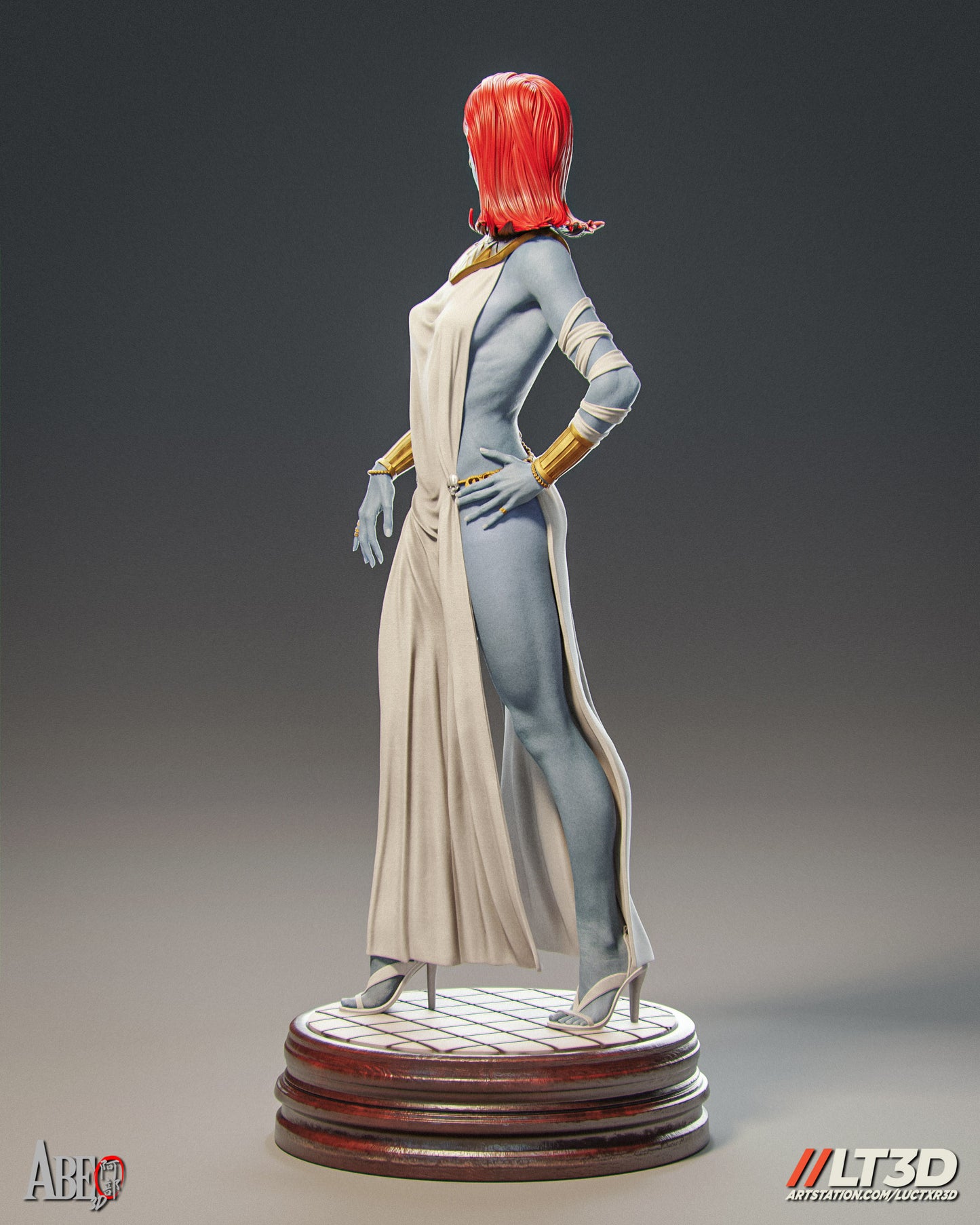 Hellfire Gala Mystique - Unassembled and Unpainted Garage Kit - Model Designed by Abe3d/LT3D