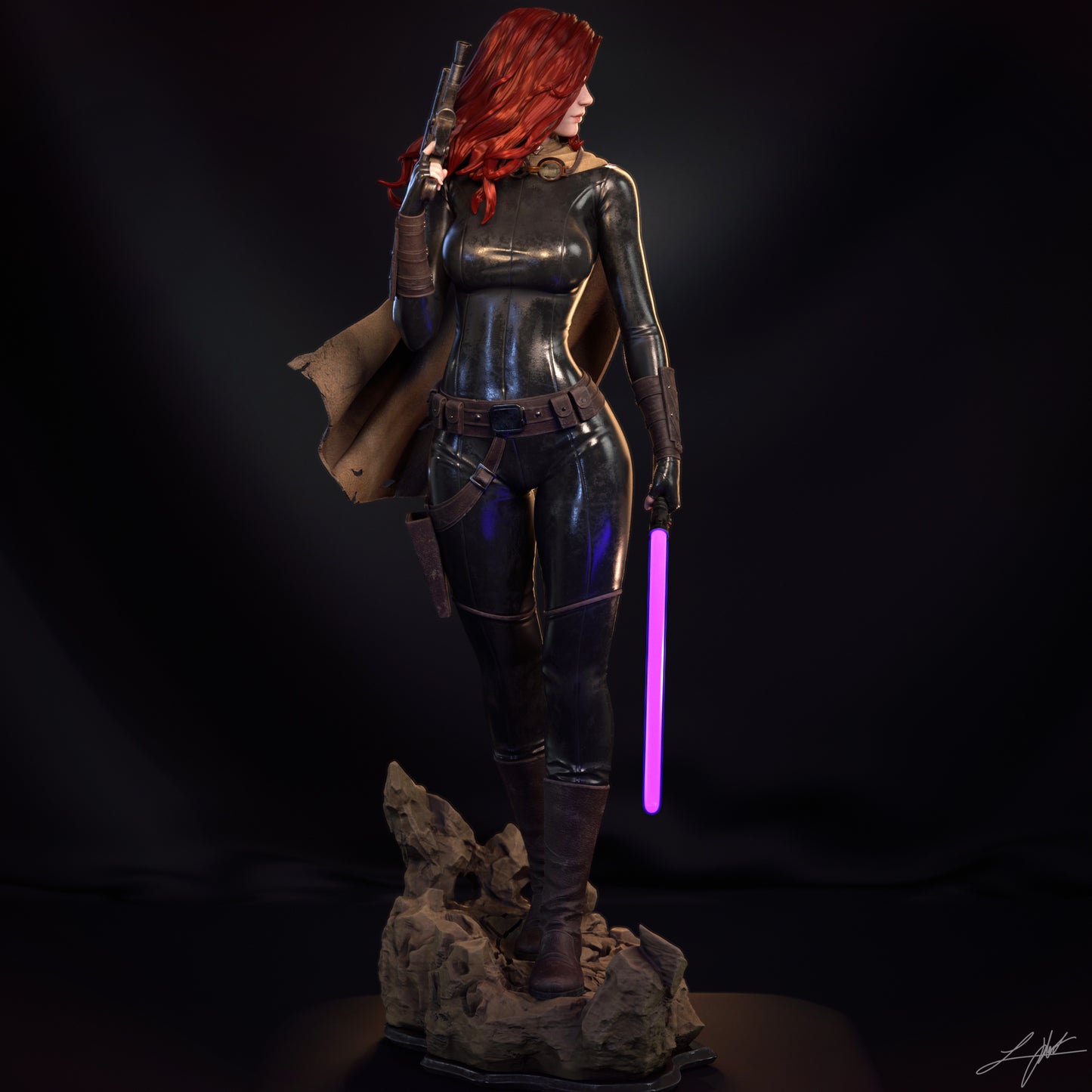 Mara Jade - Unassembled and Unpainted Garage Kit- Model Designed by Abe3d/Ramses
