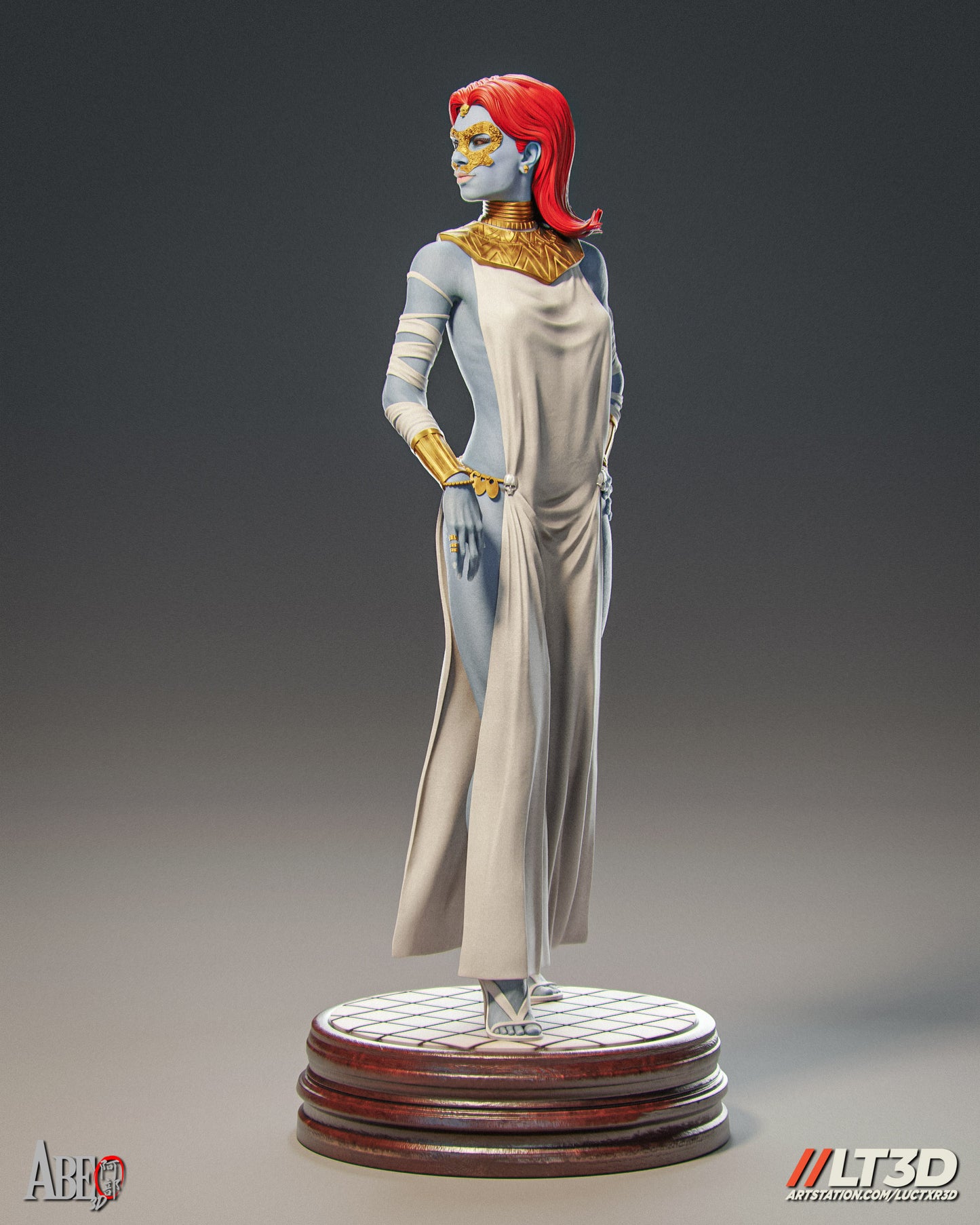 Hellfire Gala Mystique - Unassembled and Unpainted Garage Kit - Model Designed by Abe3d/LT3D