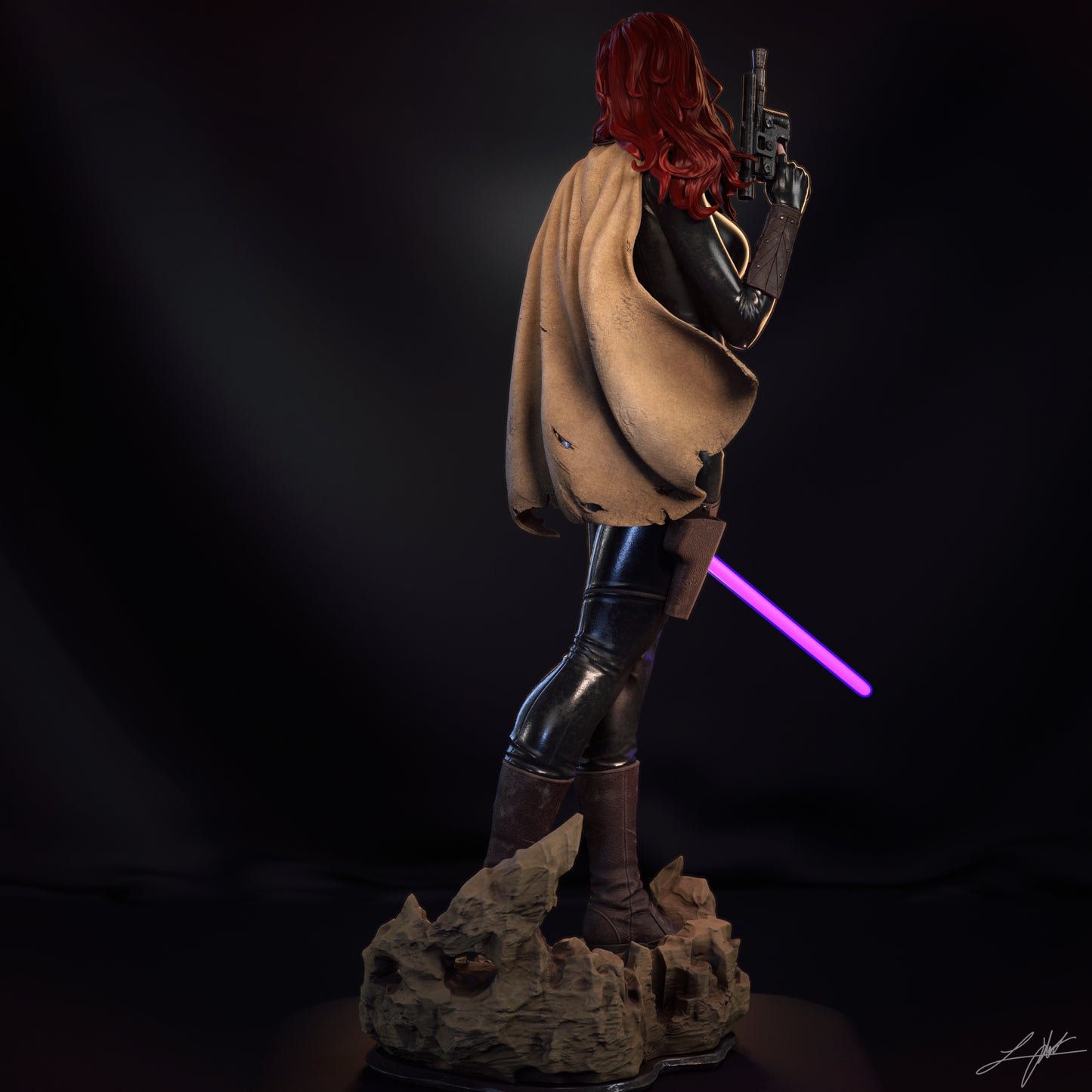 Mara Jade - Unassembled and Unpainted Garage Kit- Model Designed by Abe3d/Ramses