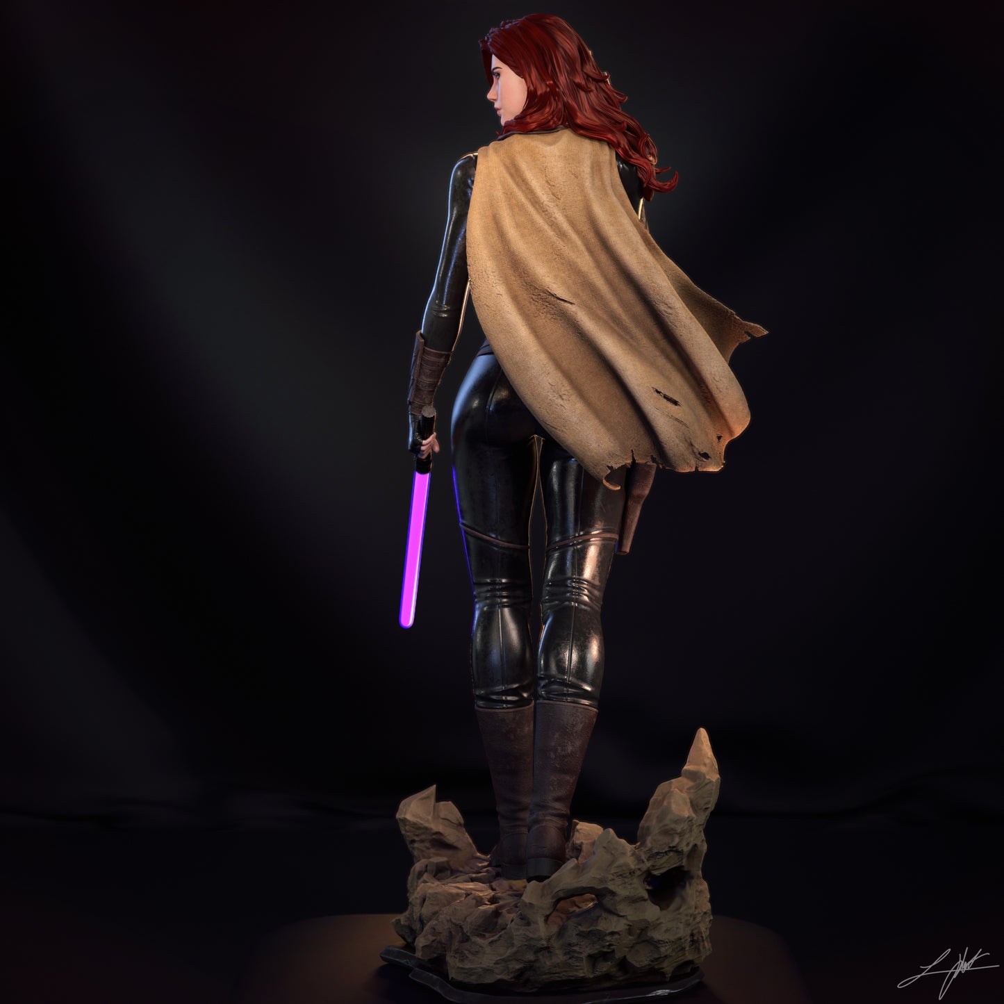 Mara Jade - Unassembled and Unpainted Garage Kit- Model Designed by Abe3d/Ramses